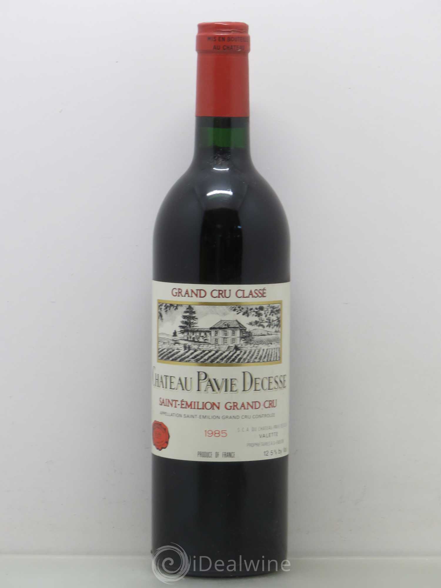 Château Pavie Decesse Grand Cru Classé 1985 - Lot de 1 bouteille - 0