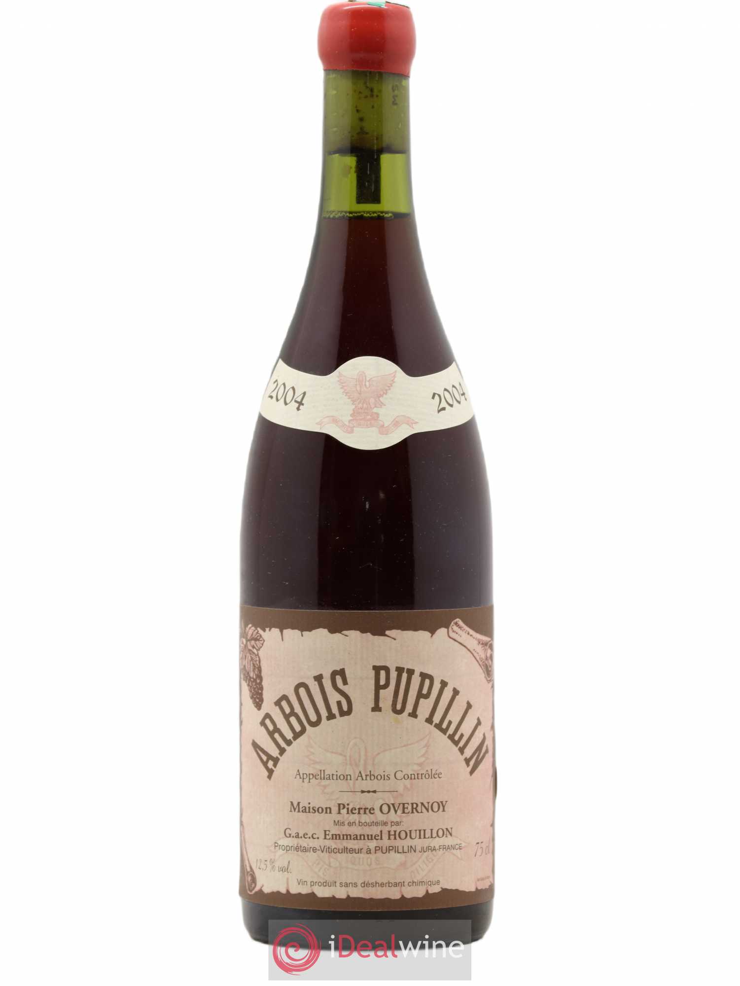 Arbois-Pupillin Poulsard (cire rouge) Overnoy-Houillon (Domaine) 2004 - Lot de 1 bouteille - 0