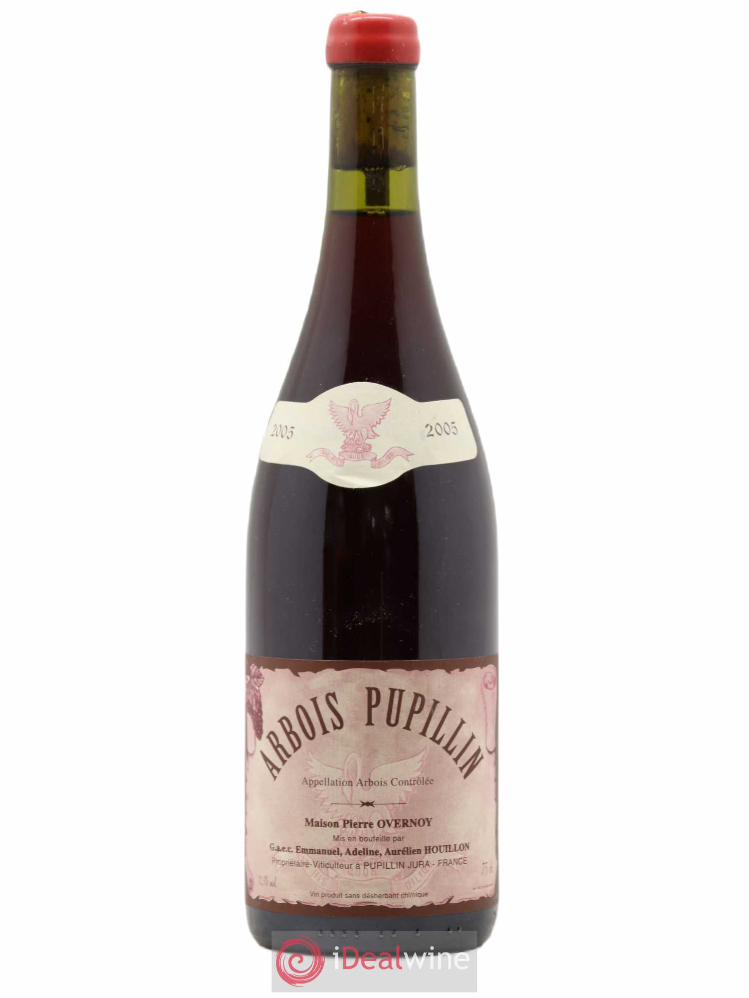 Arbois-Pupillin Poulsard (cire rouge) Overnoy-Houillon (Domaine) 2005 - Lot de 1 bouteille - 0