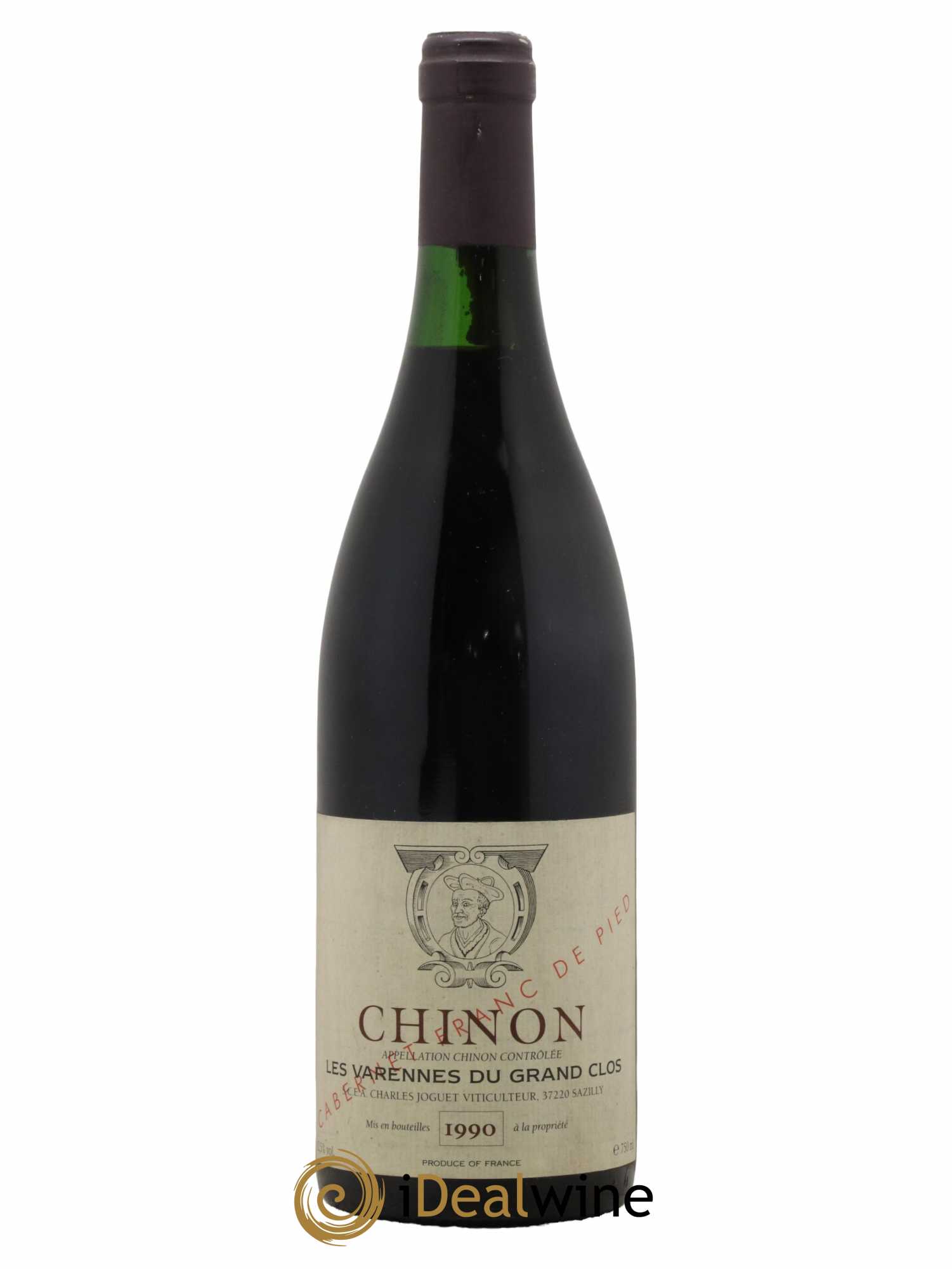 Chinon Les Varennes du Grand Clos Franc de Pied Charles Joguet (Domaine) 1990 - Lotto di 1 bottiglia - 0