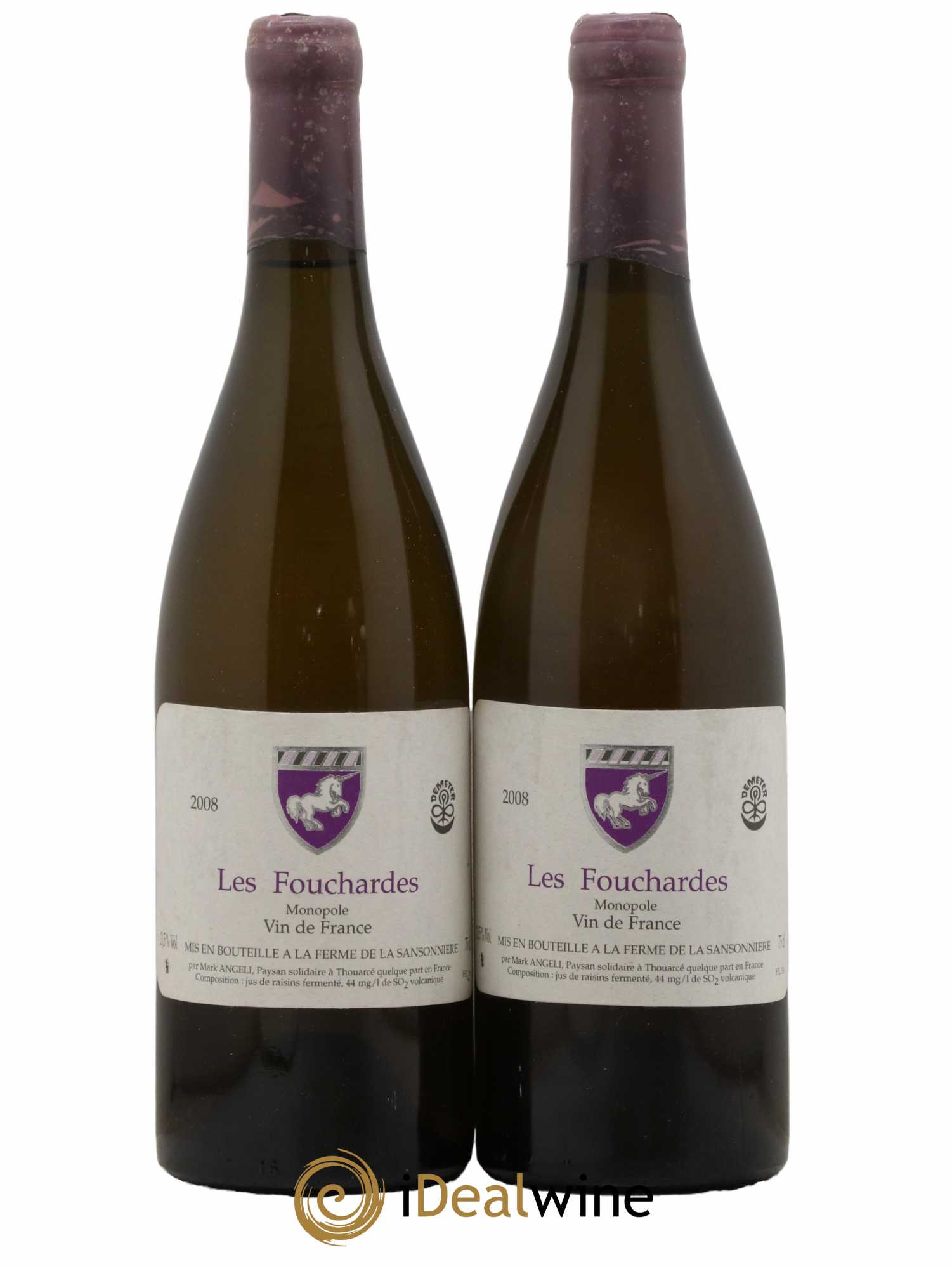 Vin de France Les Fouchardes Mark Angeli (Domaine) - Ferme de la Sansonnière 2008 - Lot de 2 bouteilles - 0