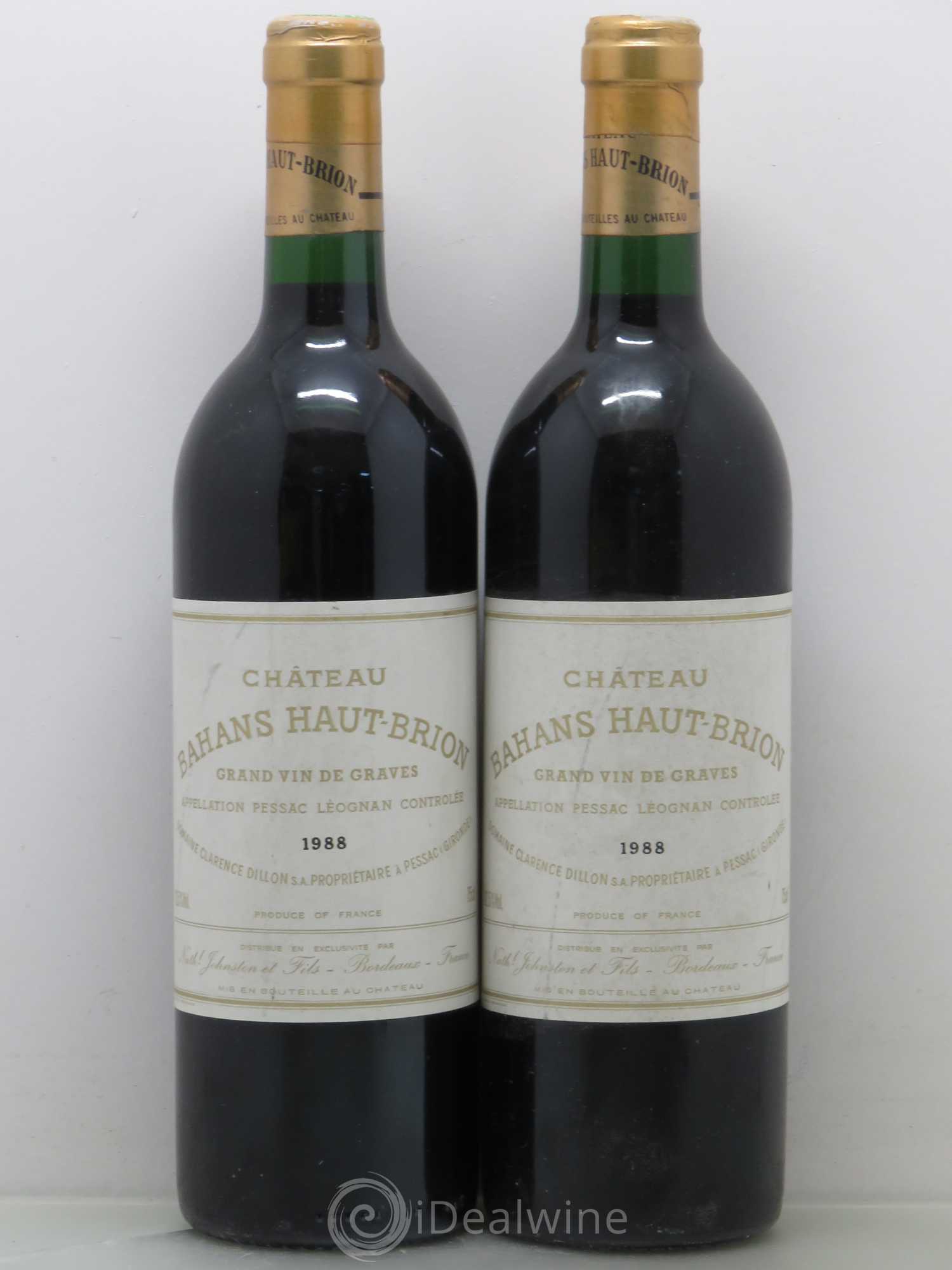 Clarence (Bahans) de Haut-Brion Second Vin 1988 - Lot de 2 bouteilles - 0