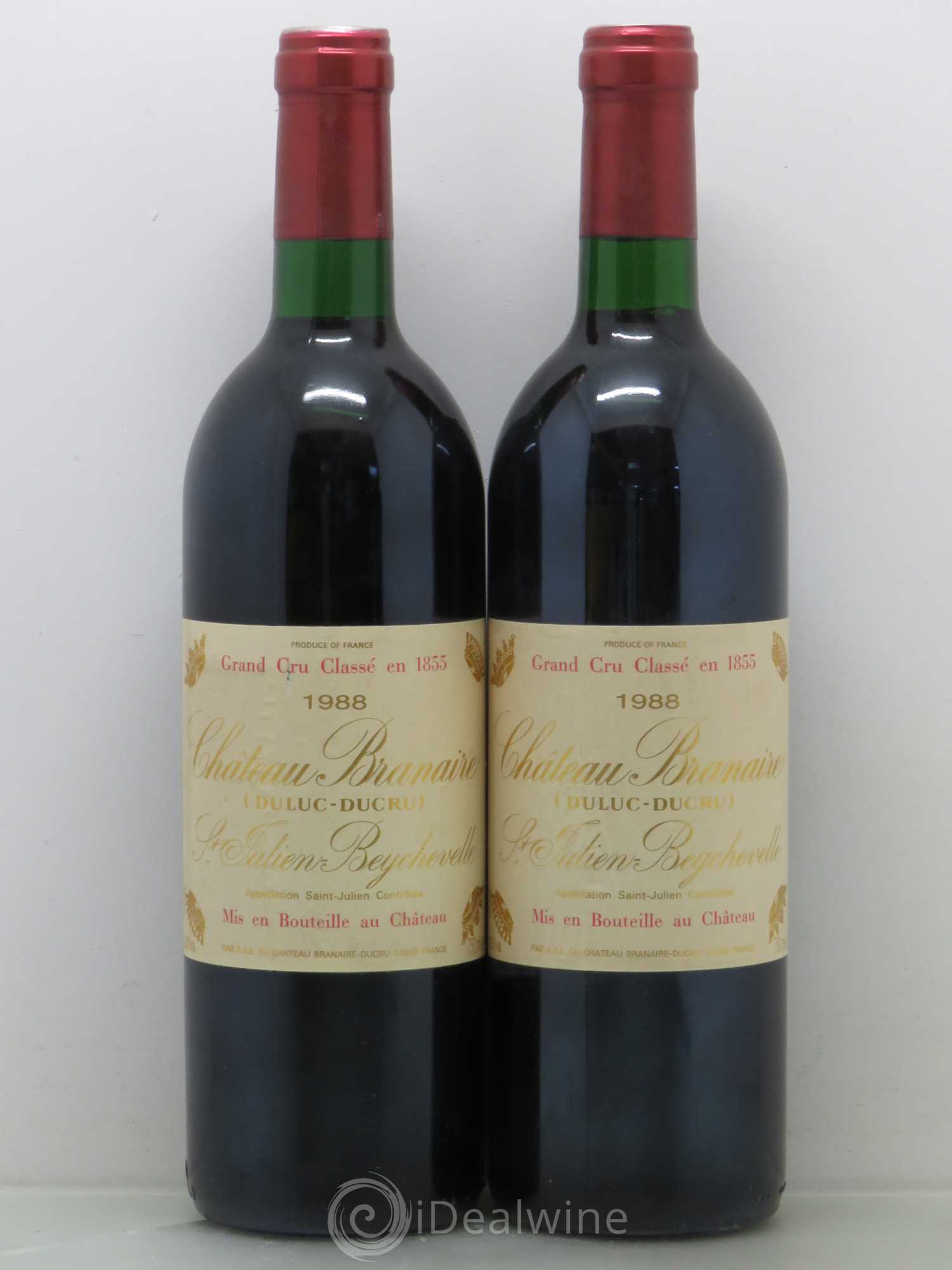 Duluc de Branaire Second Vin 1988 - Lot de 5 bouteilles - 2
