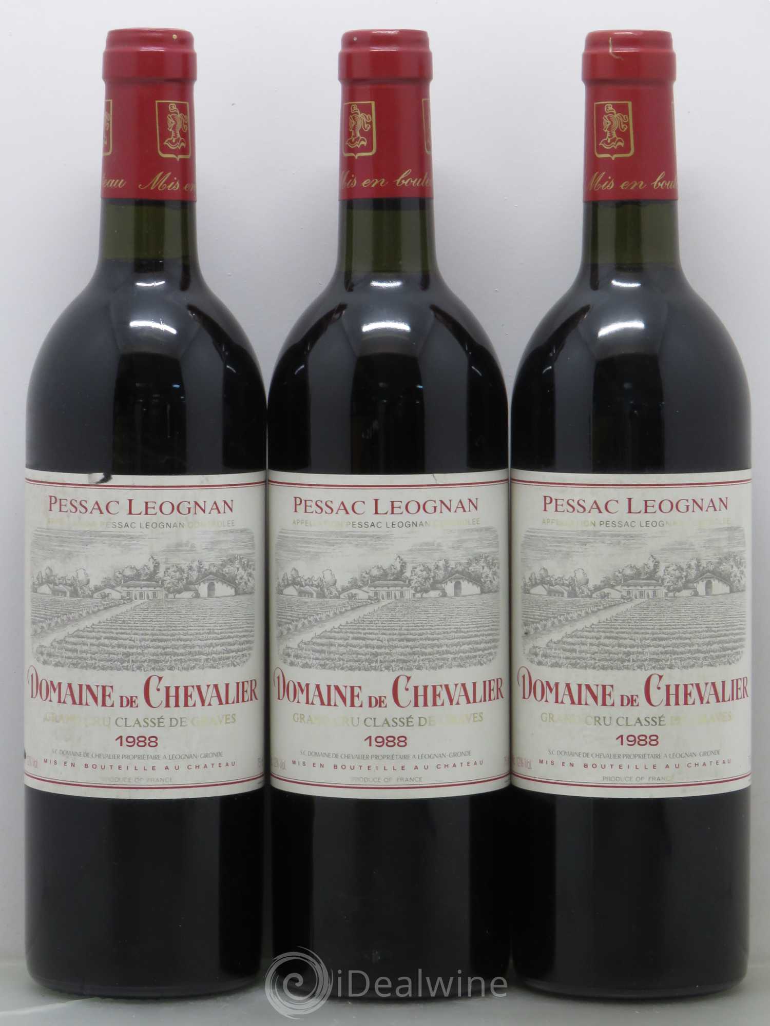 Domaine de Chevalier Cru Classé de Graves 1988 - Lot de 6 bouteilles - 2