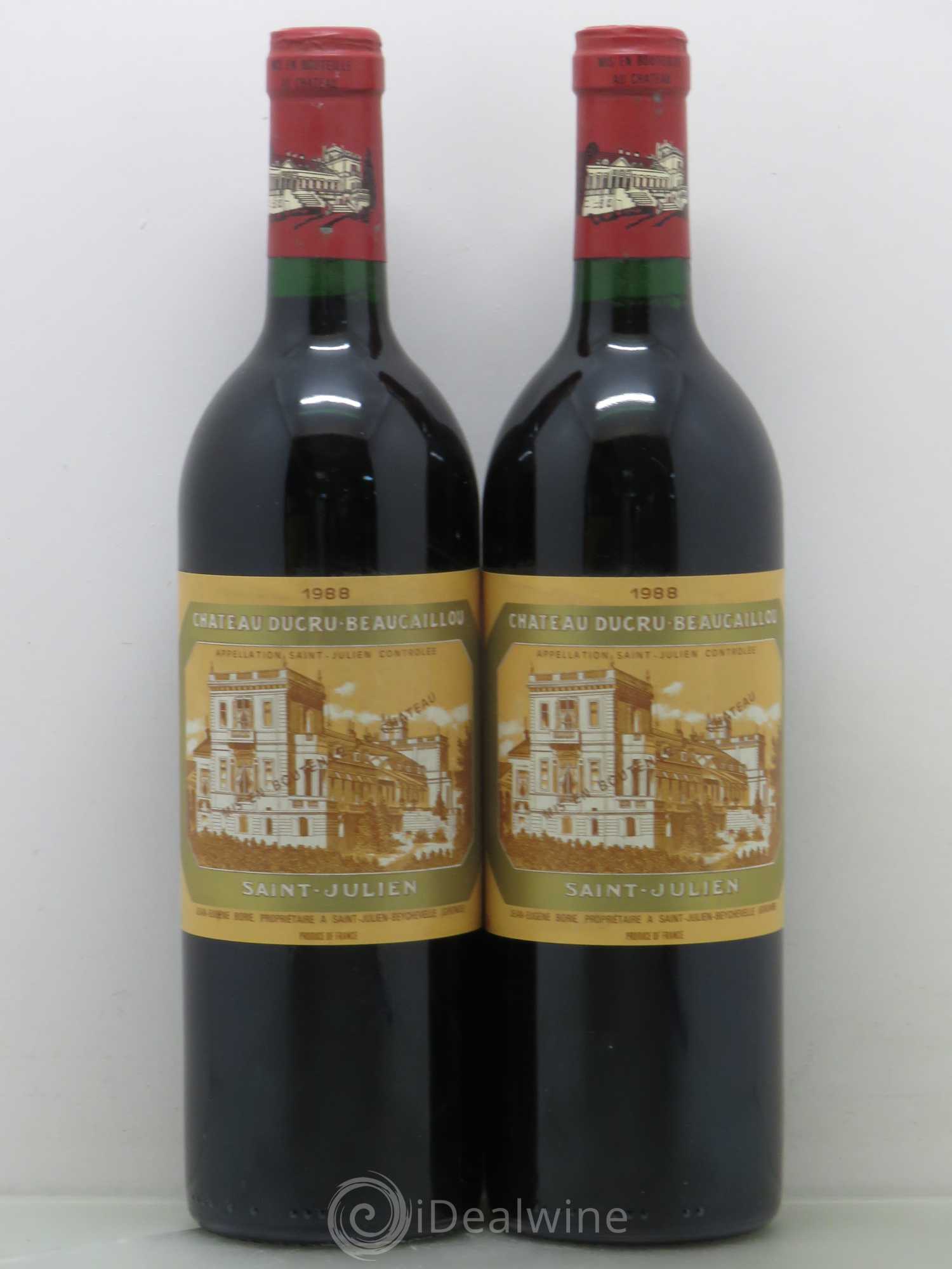 Château Ducru Beaucaillou 2ème Grand Cru Classé 1988 - Lot de 2 bouteilles - 0