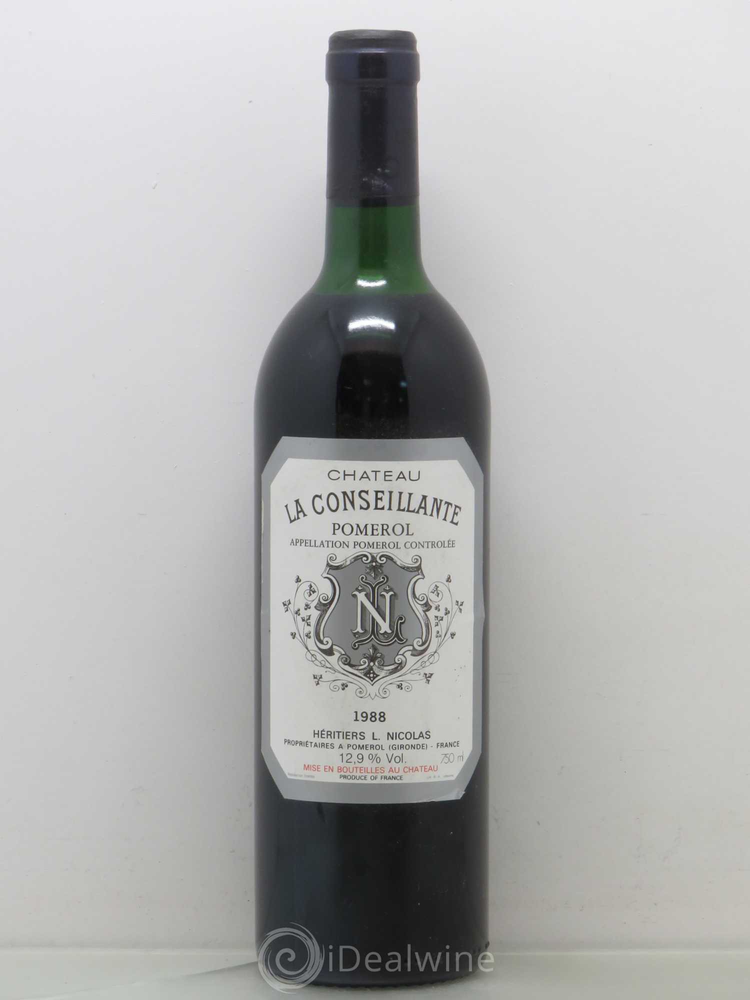 Château la Conseillante 1988 - Lot de 1 bouteille - 0
