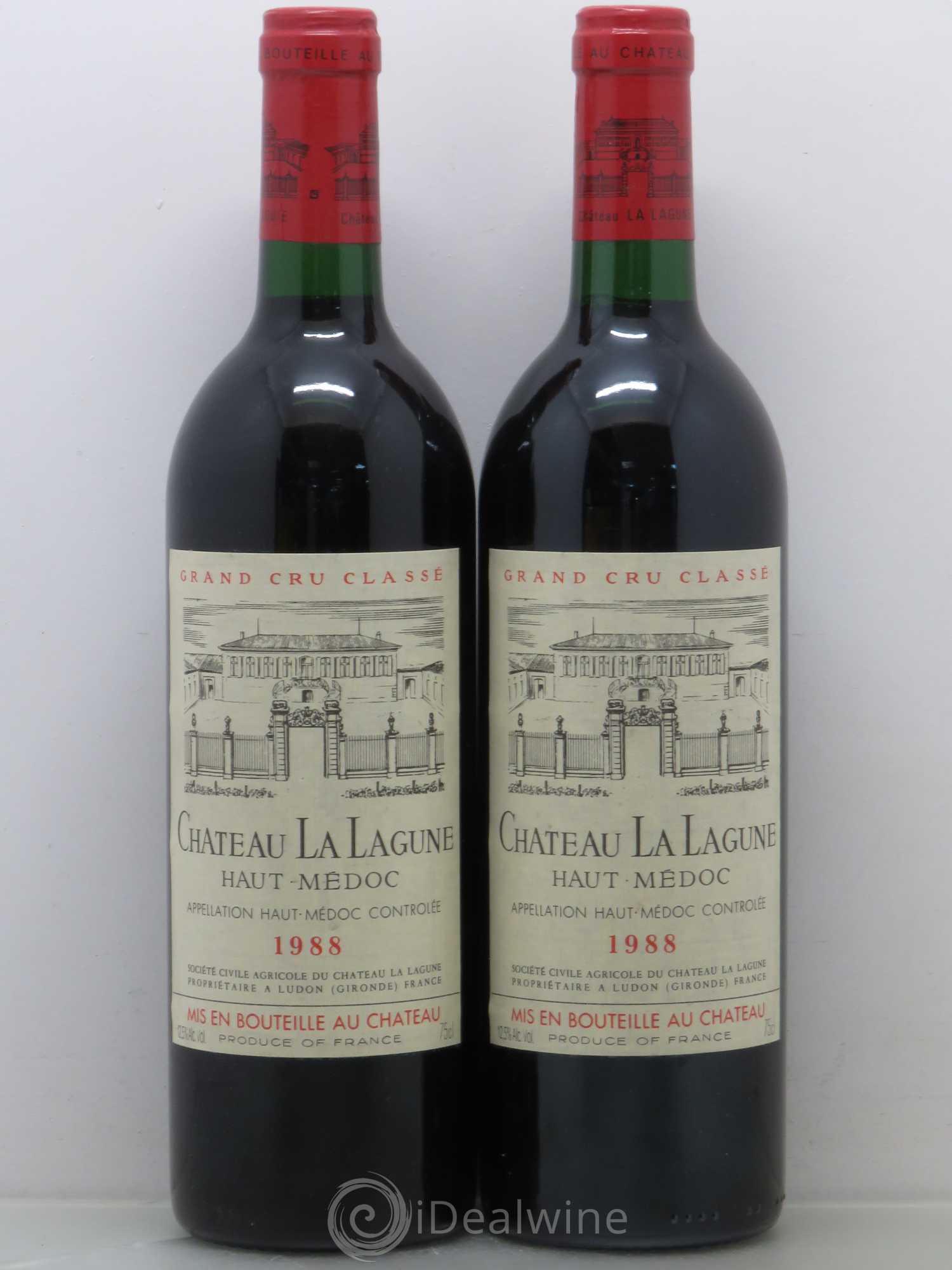 Château la Lagune 3ème Grand Cru Classé 1988 - Lot de 2 bouteilles - 0