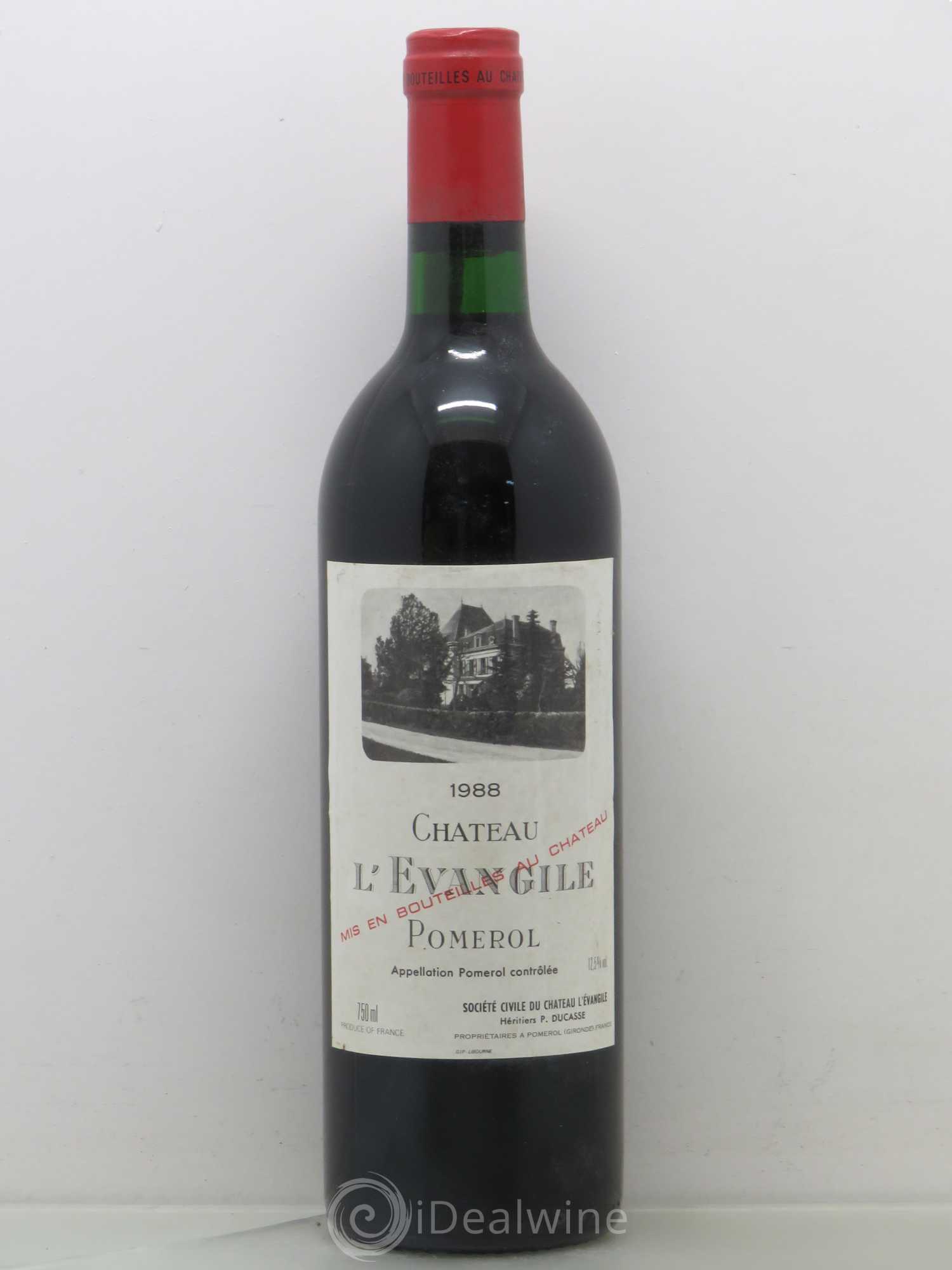 Château l' Évangile 1988 - Lot de 1 bouteille - 0