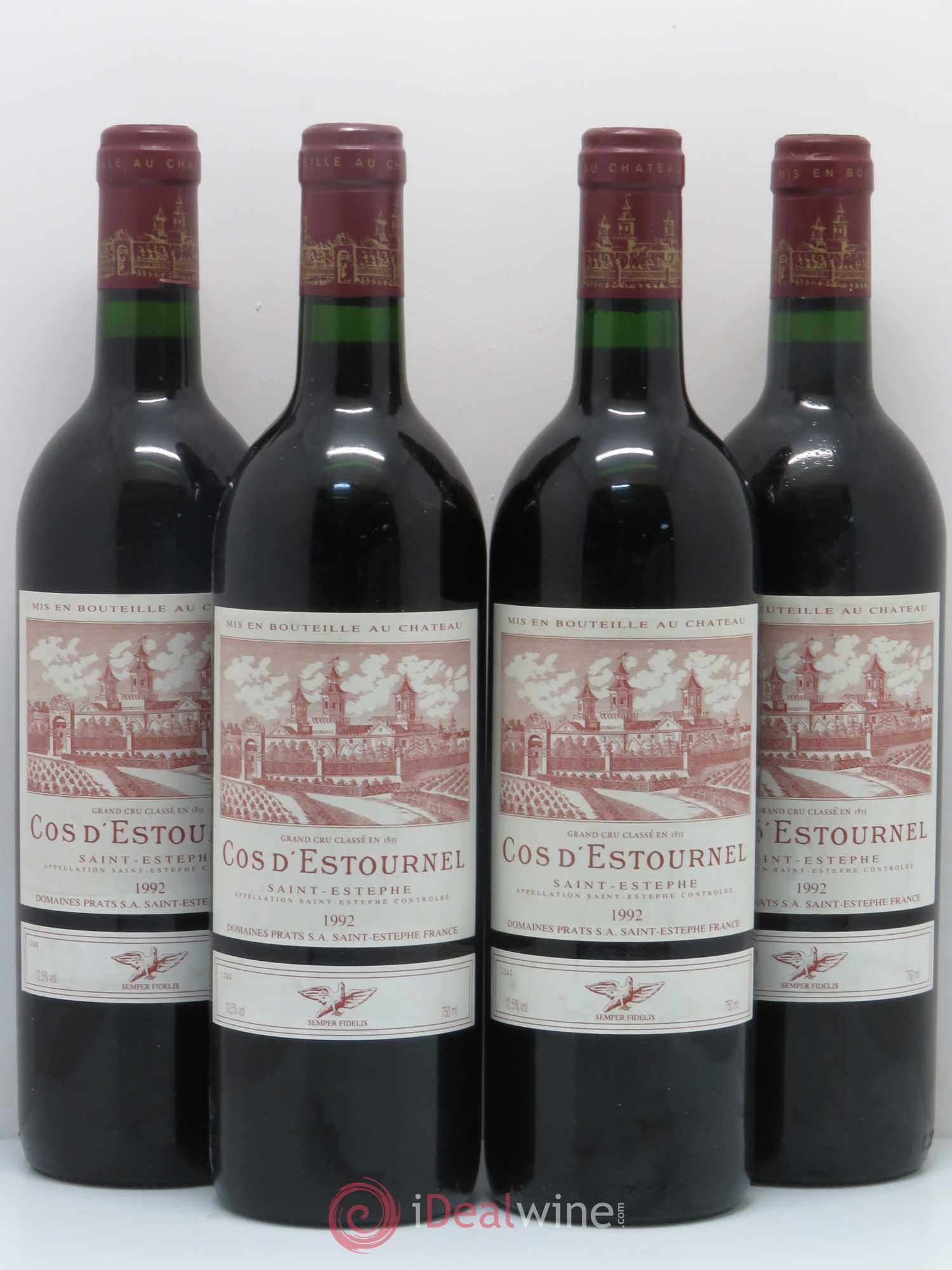 Cos d'Estournel 2ème Grand Cru Classé 1992 - Lot de 4 bouteilles - 0