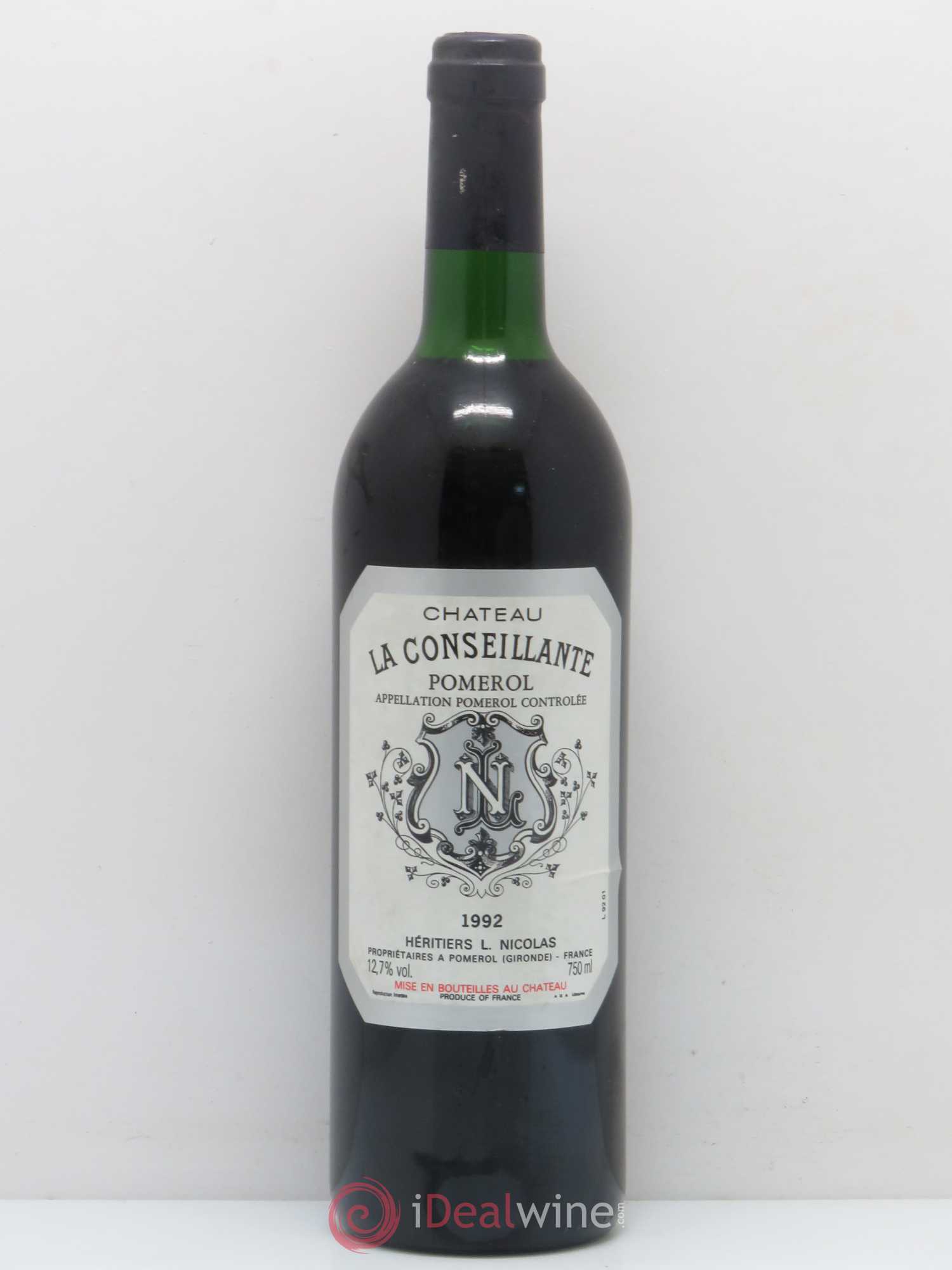 Château la Conseillante 1992 - Lot de 1 bouteille - 0