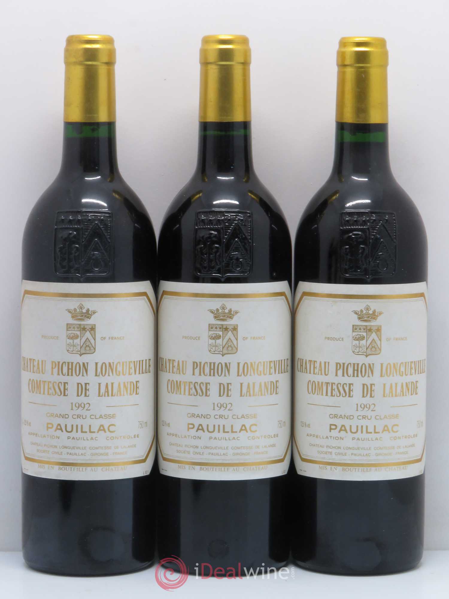 Château Pichon Longueville Comtesse de Lalande 2ème Grand Cru Classé 1992 - Lot de 6 bouteilles - 1