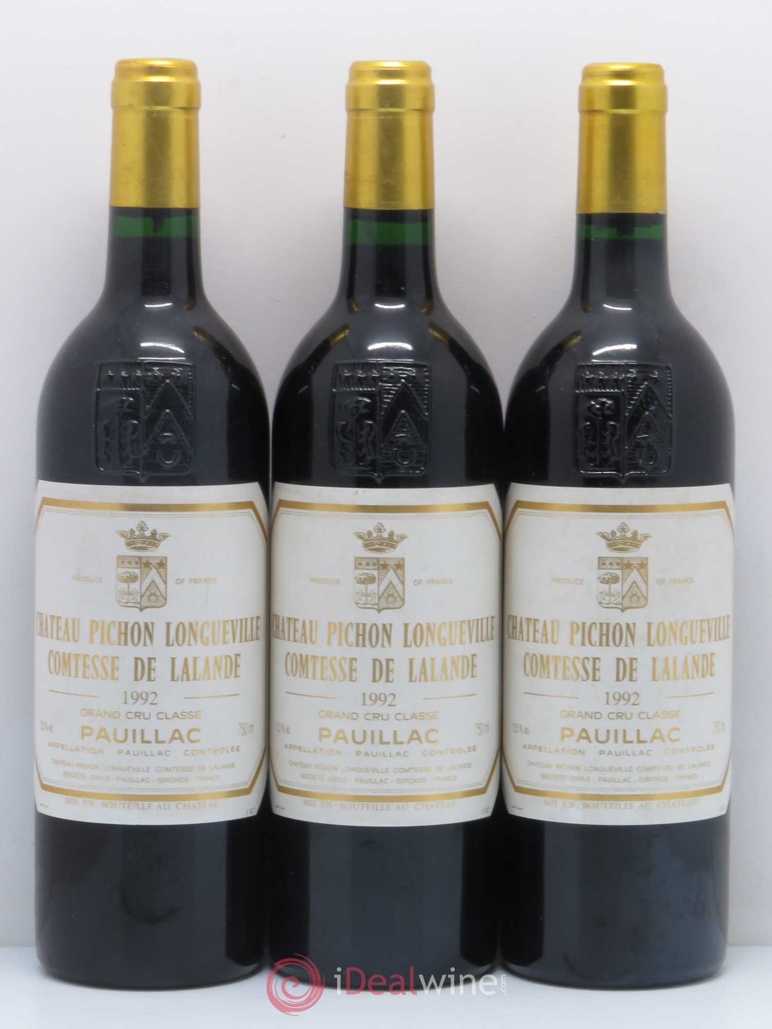Château Pichon Longueville Comtesse de Lalande 2ème Grand Cru Classé 1992 - Lot de 6 bouteilles - 2