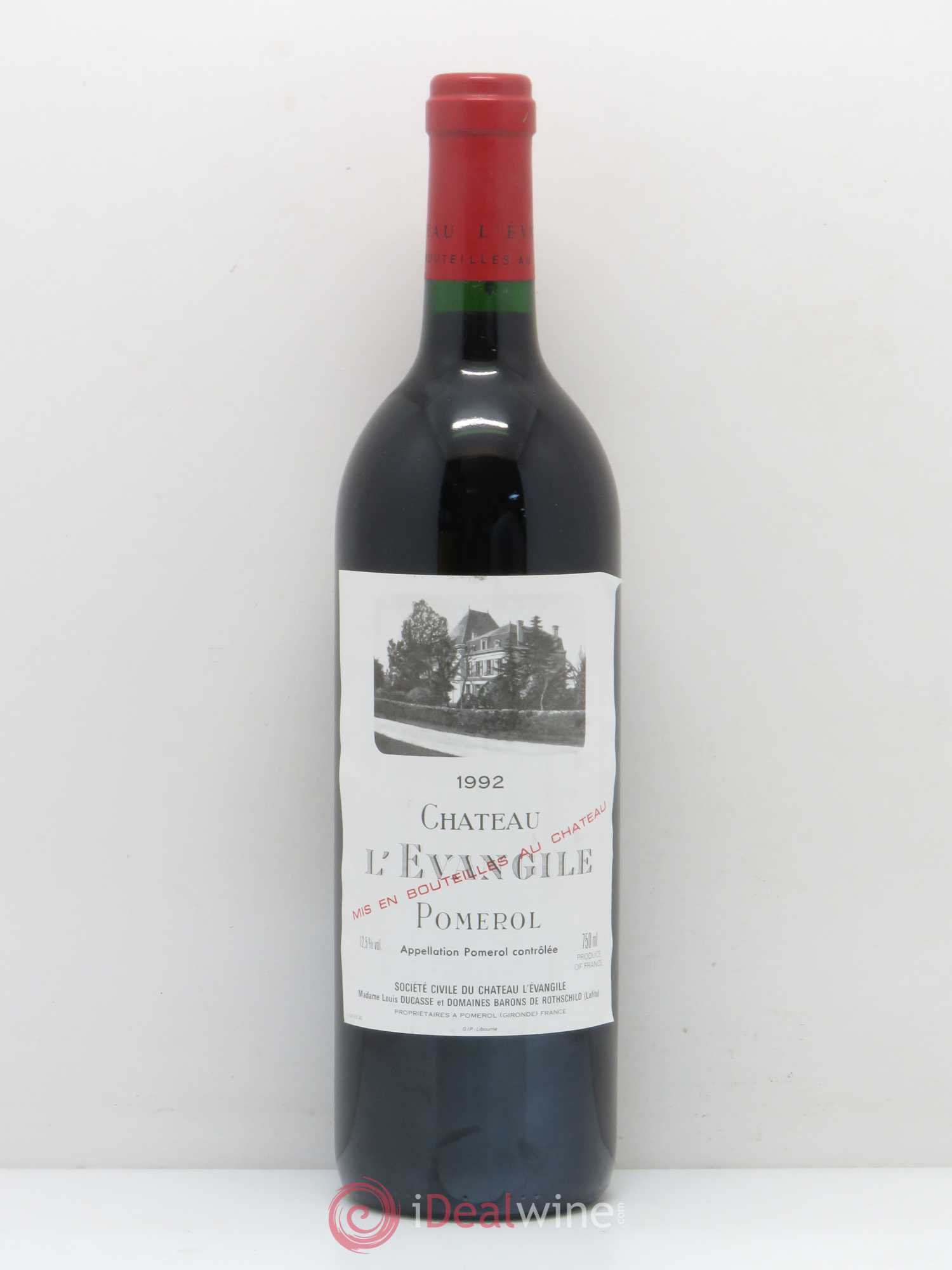 Château l' Évangile 1992 - Lot de 1 bouteille - 0