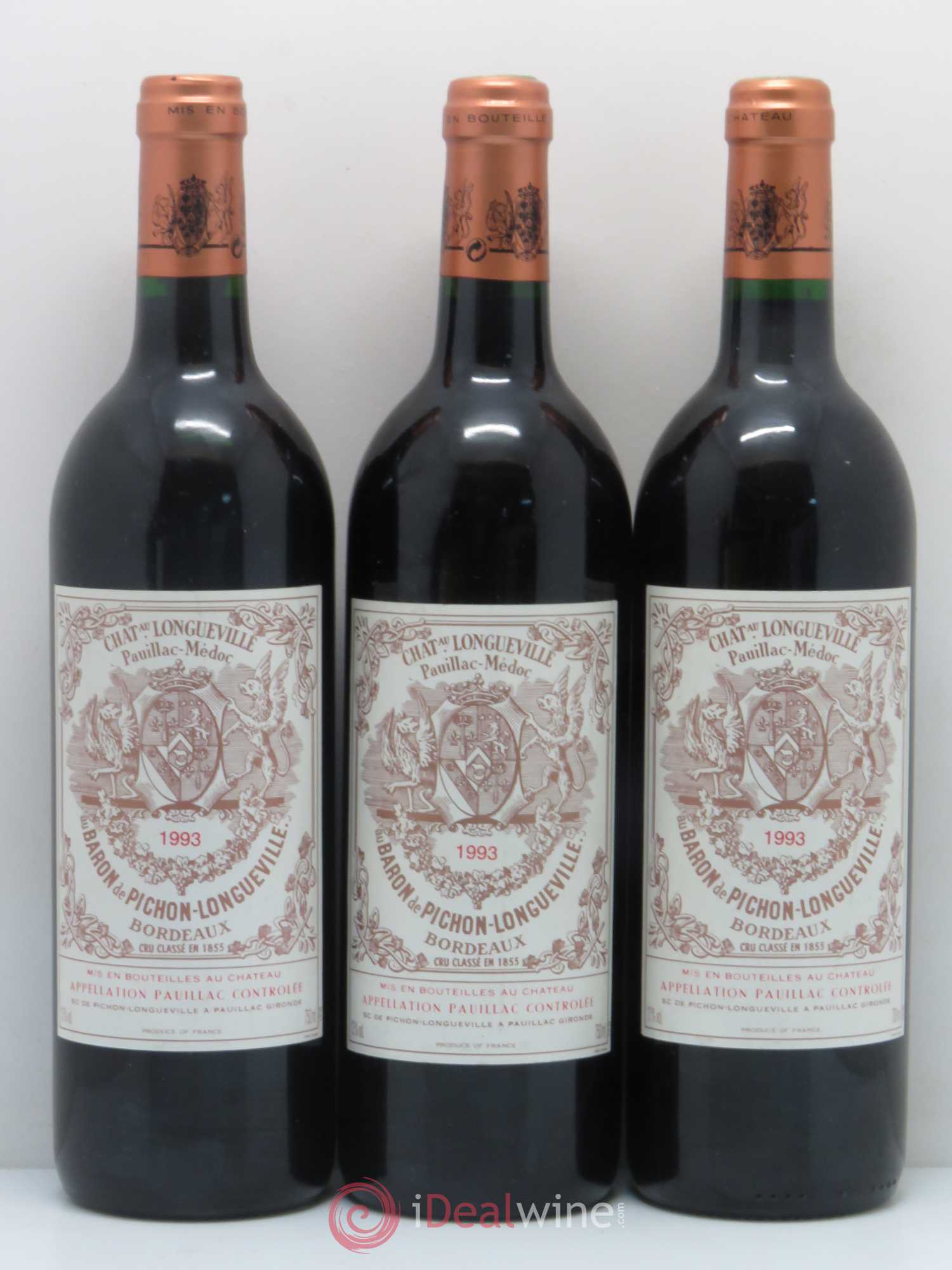 Pichon Longueville Baron 2ème Grand Cru Classé 1993 - Lot de 6 bouteilles - 2