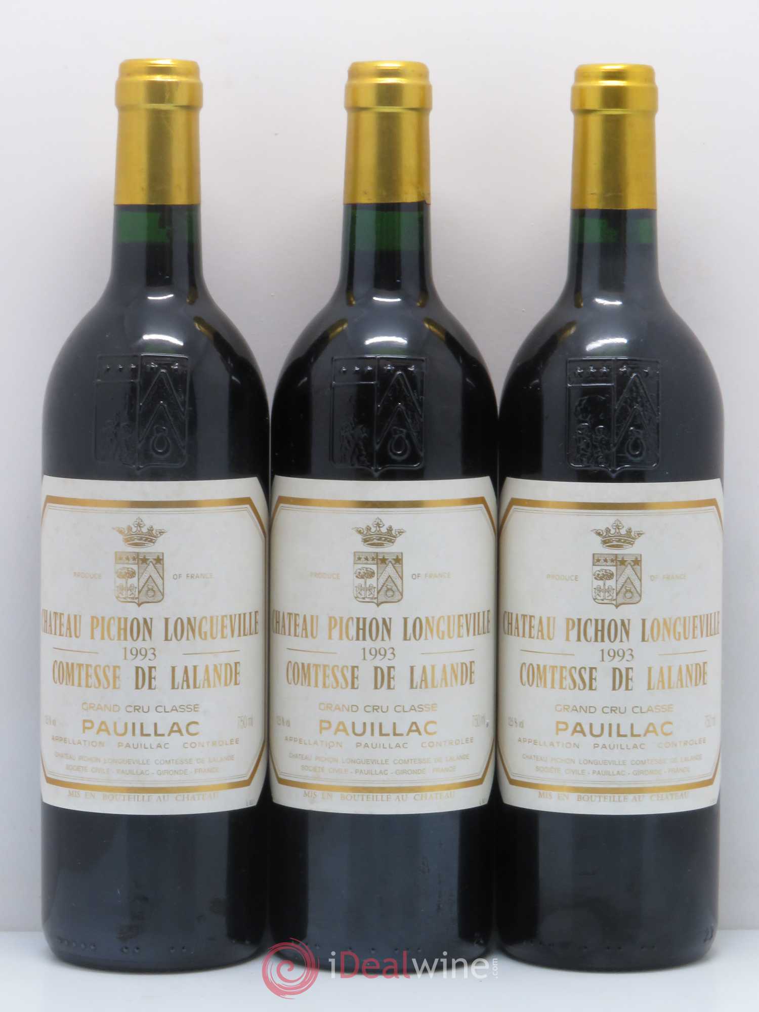 Château Pichon Longueville Comtesse de Lalande 2ème Grand Cru Classé 1993 - Lot de 6 bouteilles - 2