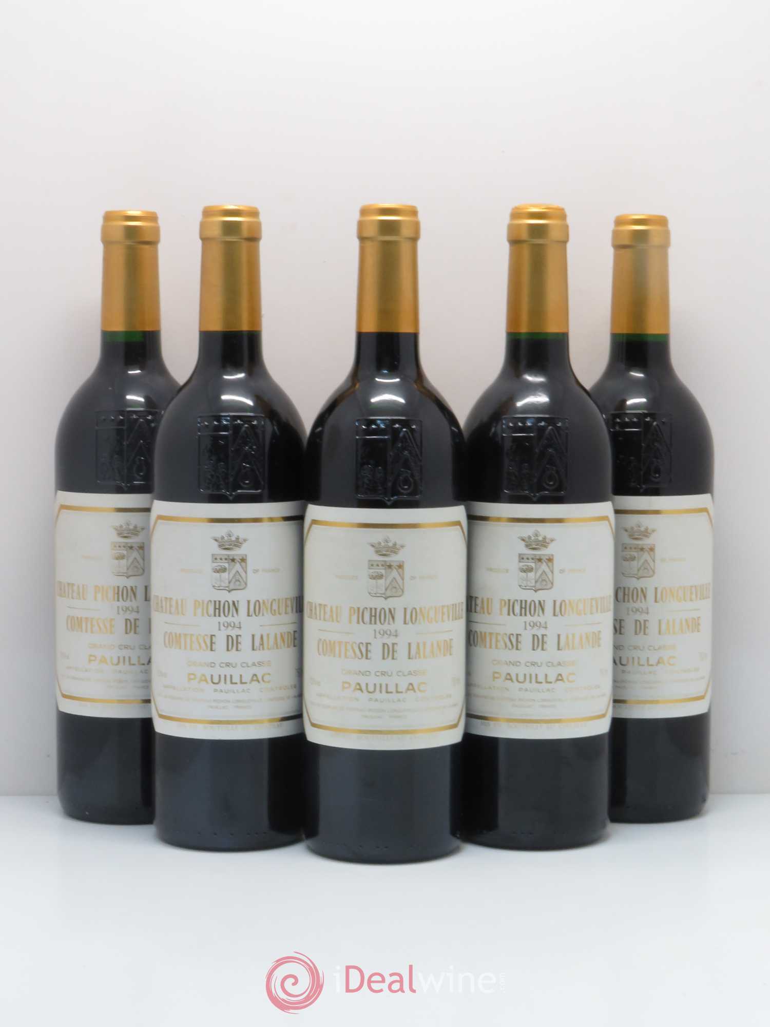 Château Pichon Longueville Comtesse de Lalande 2ème Grand Cru Classé 1994 - Lot de 5 bouteilles - 0
