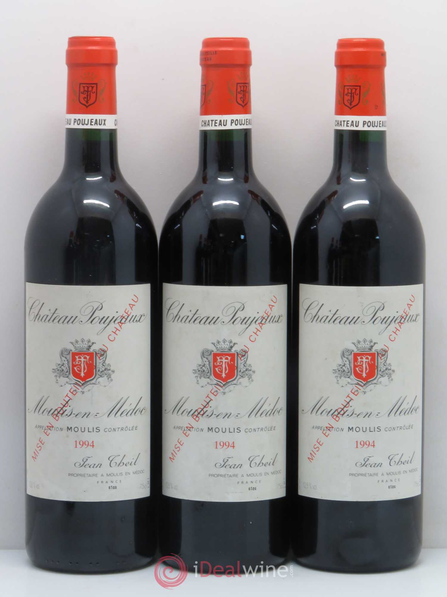 Château Poujeaux 1994 - Lot de 6 bouteilles - 1