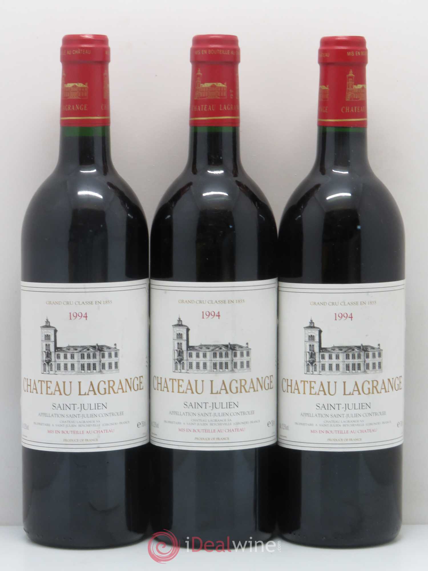 Château Lagrange 3ème Grand Cru Classé 1994 - Lot de 3 bouteilles - 0