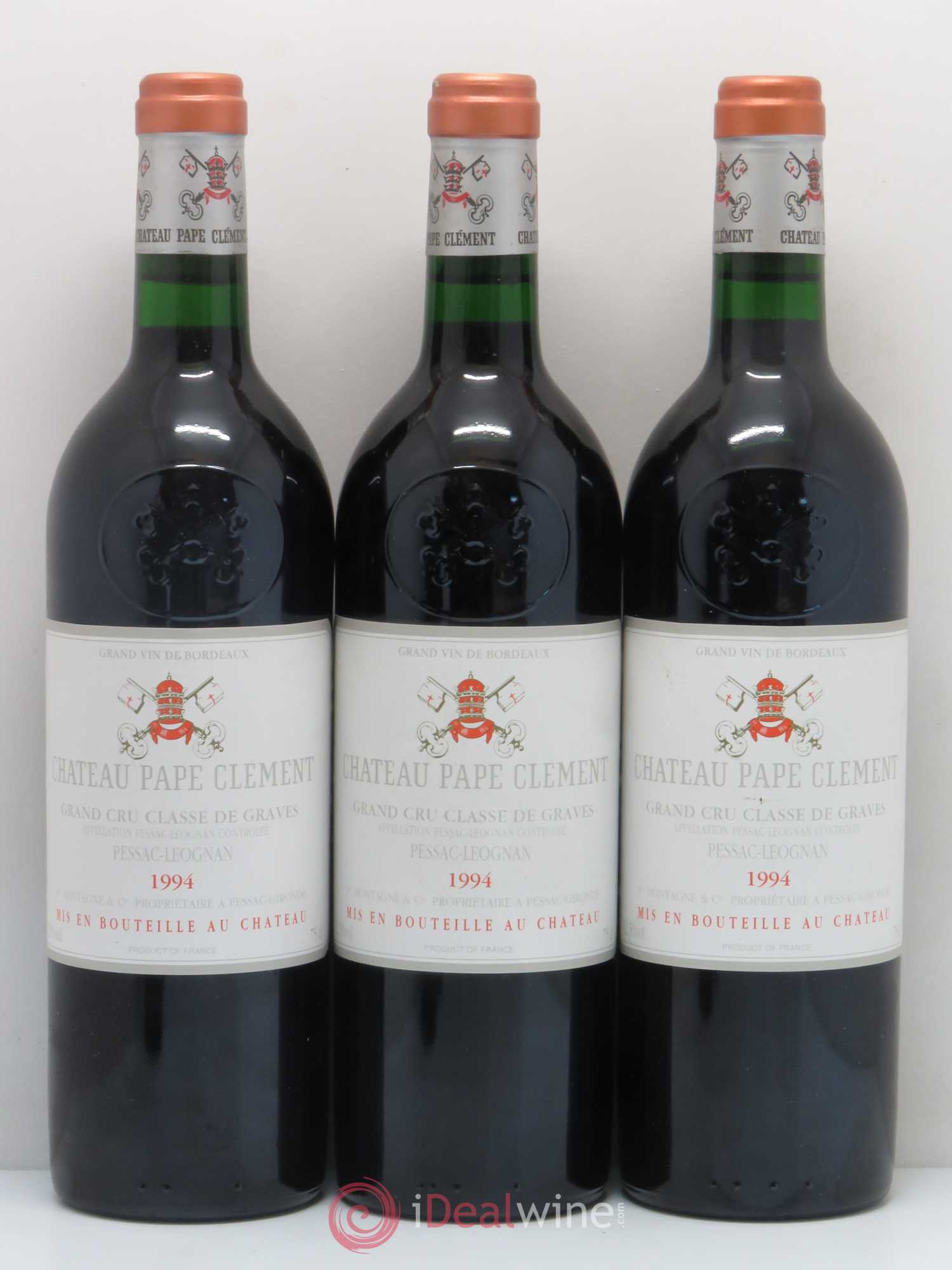 Château Pape Clément Cru Classé de Graves 1994 - Lot de 5 bouteilles - 1