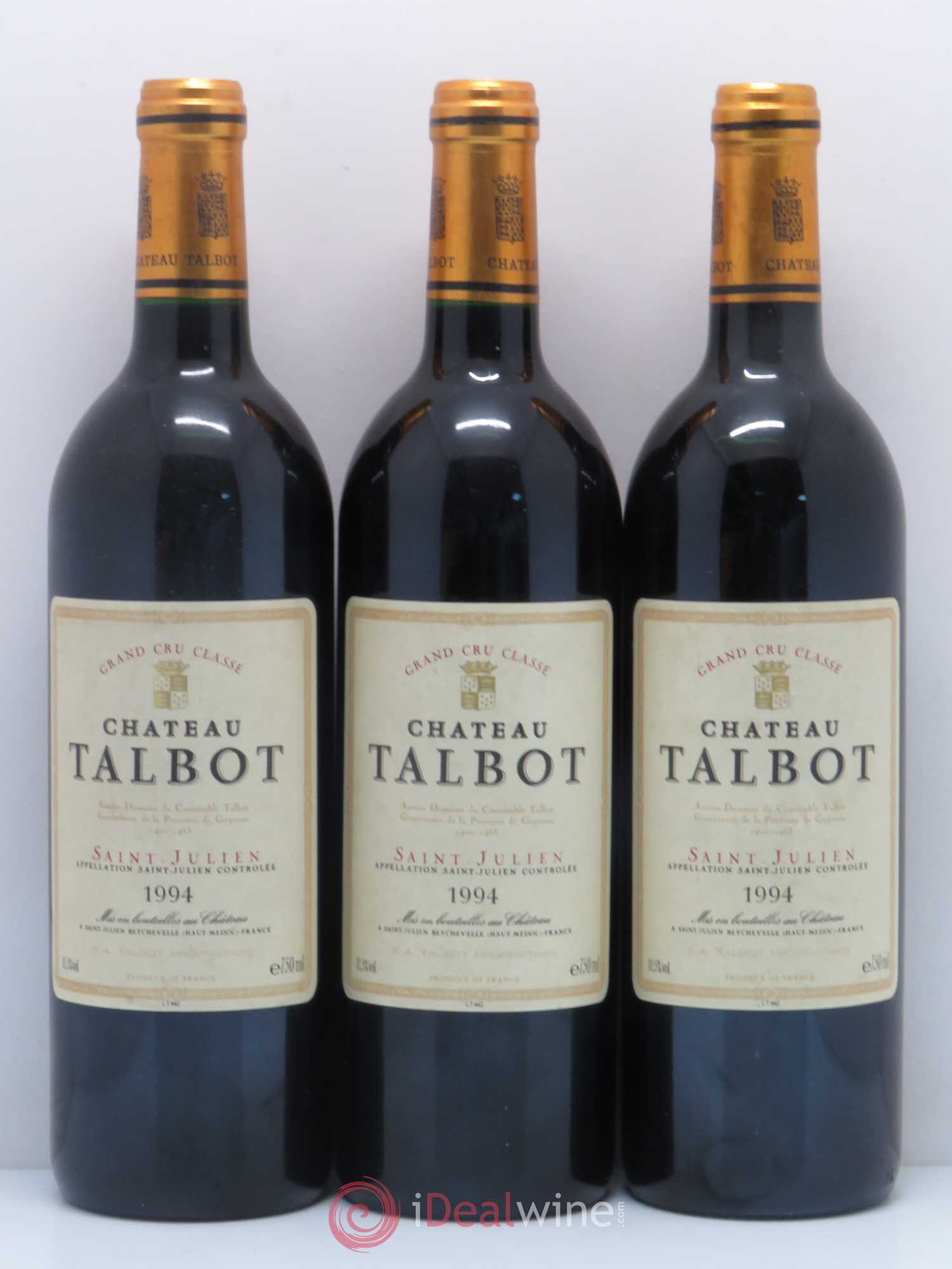 Château Talbot 4ème Grand Cru Classé 1994 - Lot de 6 bouteilles - 2