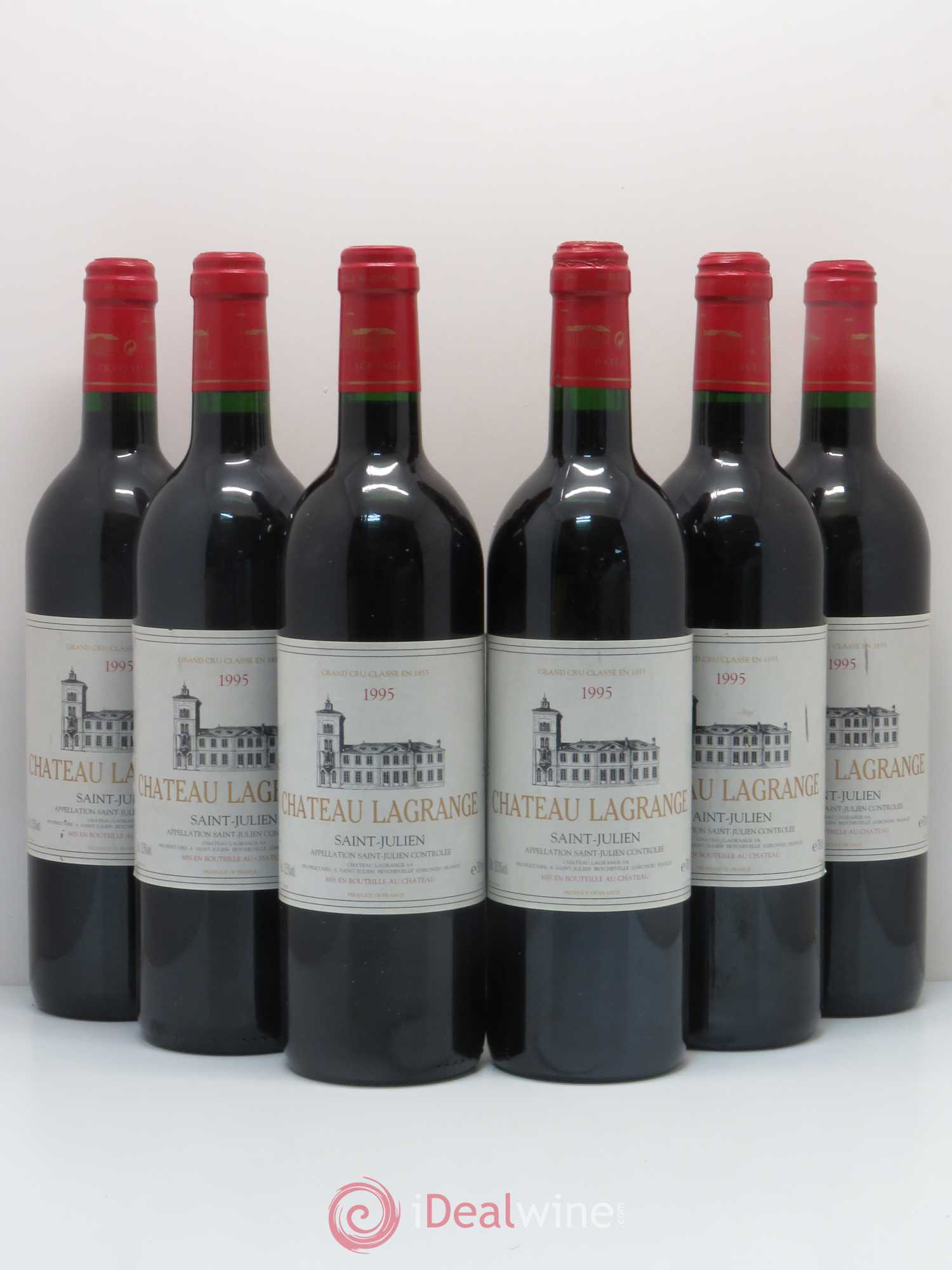 Château Lagrange 3ème Grand Cru Classé 1995 - Lot de 6 bouteilles - 0