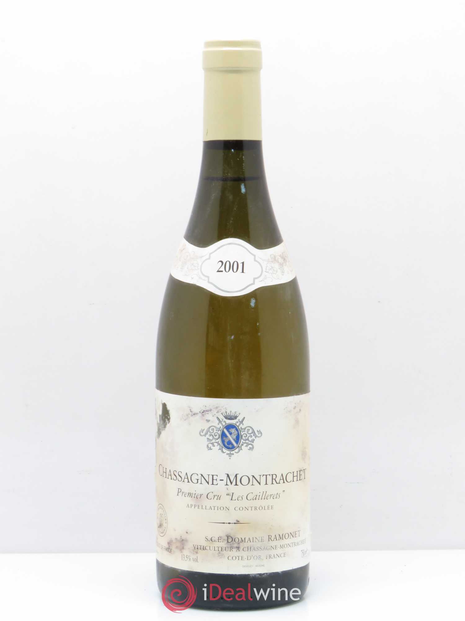Chassagne-Montrachet 1er Cru Les Caillerets Ramonet (Domaine) 2001 - Lot de 1 bouteille - 0