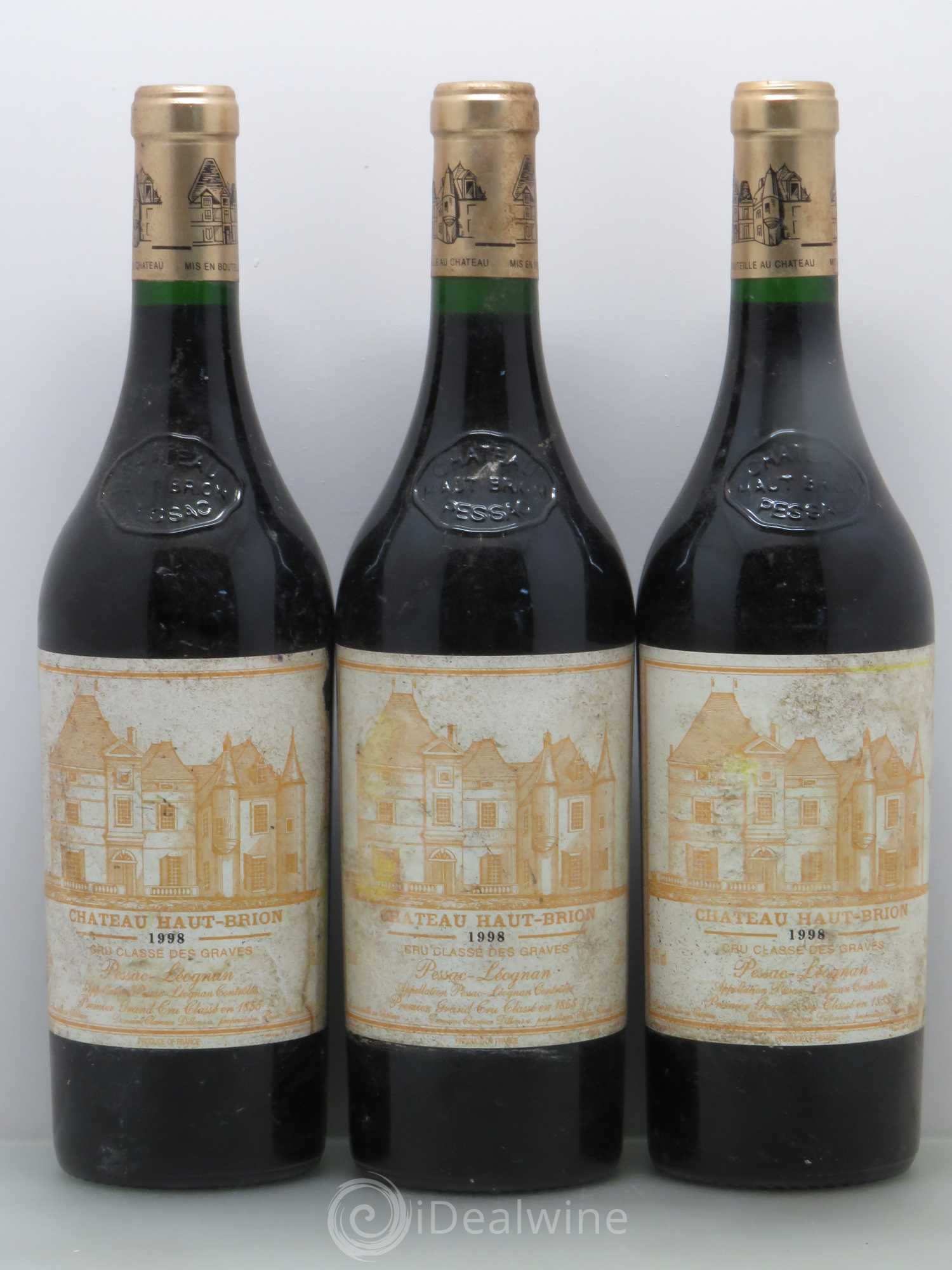 Château Haut Brion 1er Grand Cru Classé 1998 - Lotto di 6 bottiglie - 2