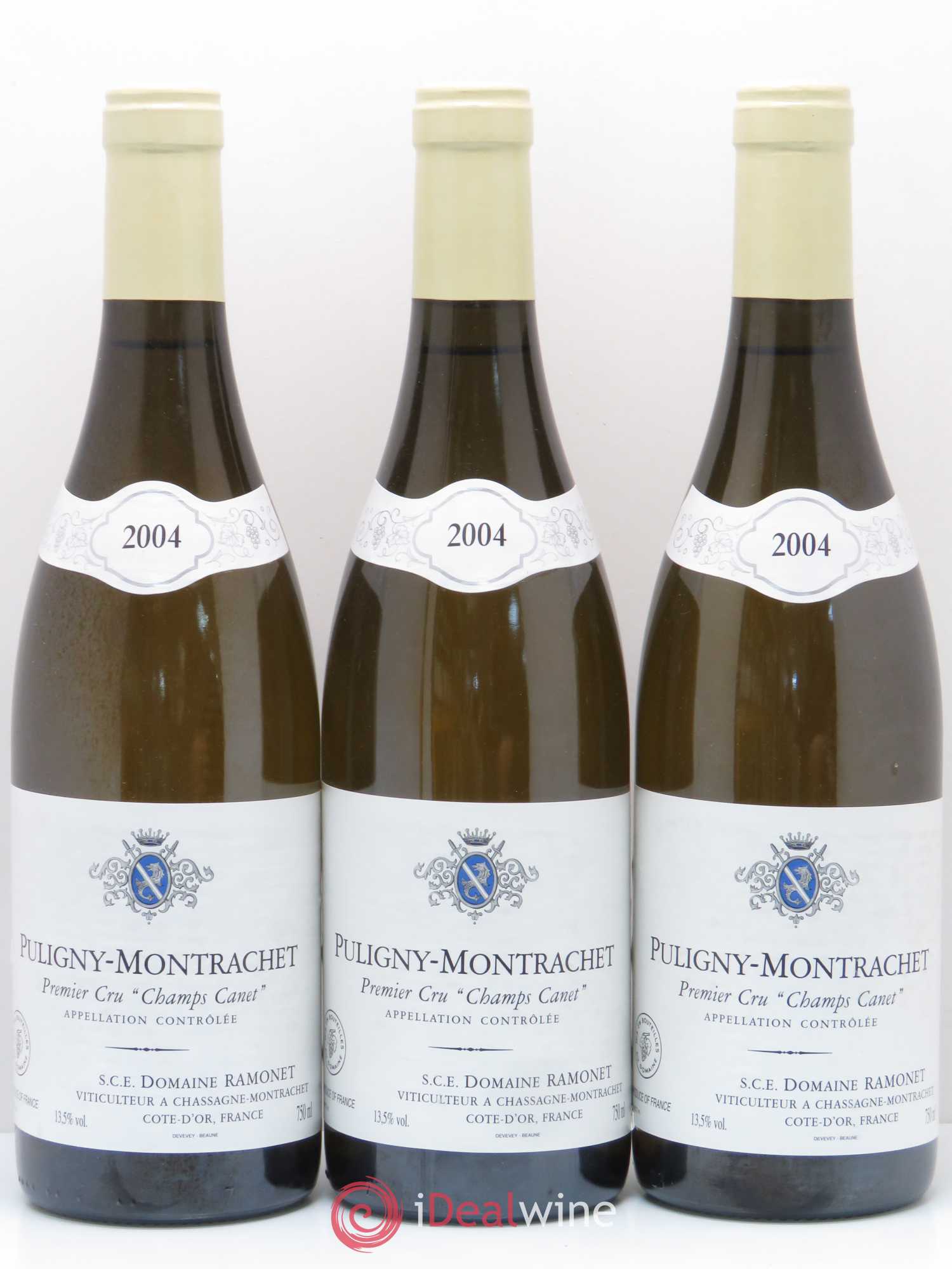 Puligny-Montrachet 1er Cru Champs Canet Ramonet (Domaine) 2004 - Lot de 3 bouteilles - 0