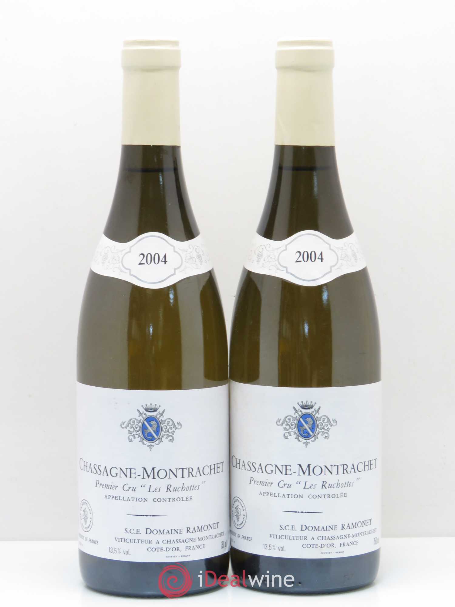 Chassagne-Montrachet 1er Cru Les Ruchottes Ramonet (Domaine) 2004 - Lot de 2 bouteilles - 0
