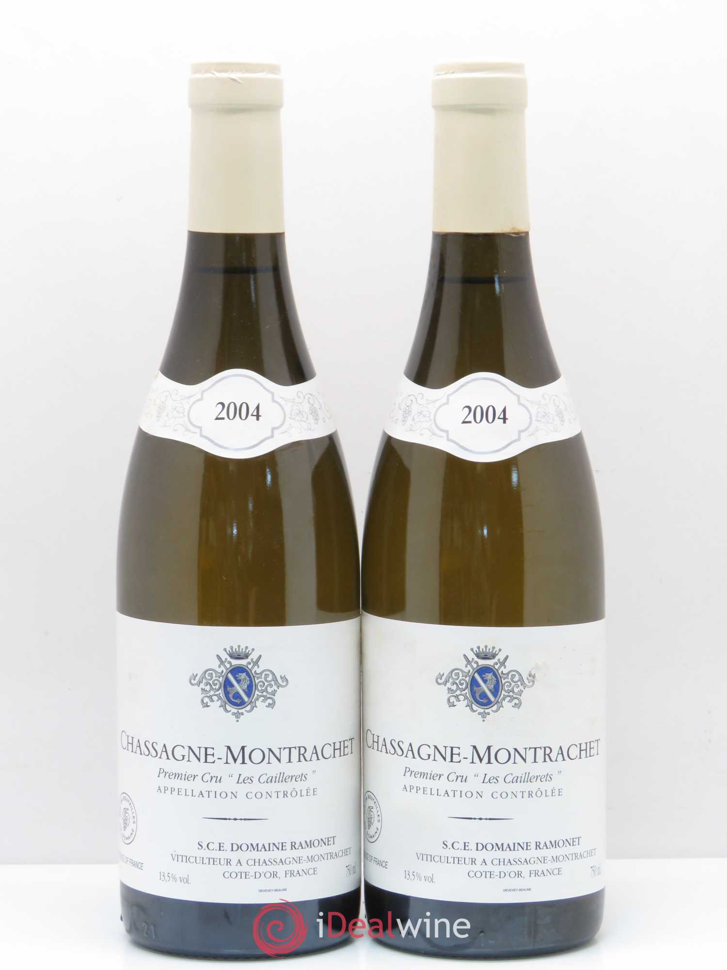 Chassagne-Montrachet 1er Cru Les Caillerets Ramonet (Domaine) 2004 - Lot de 2 bouteilles - 0