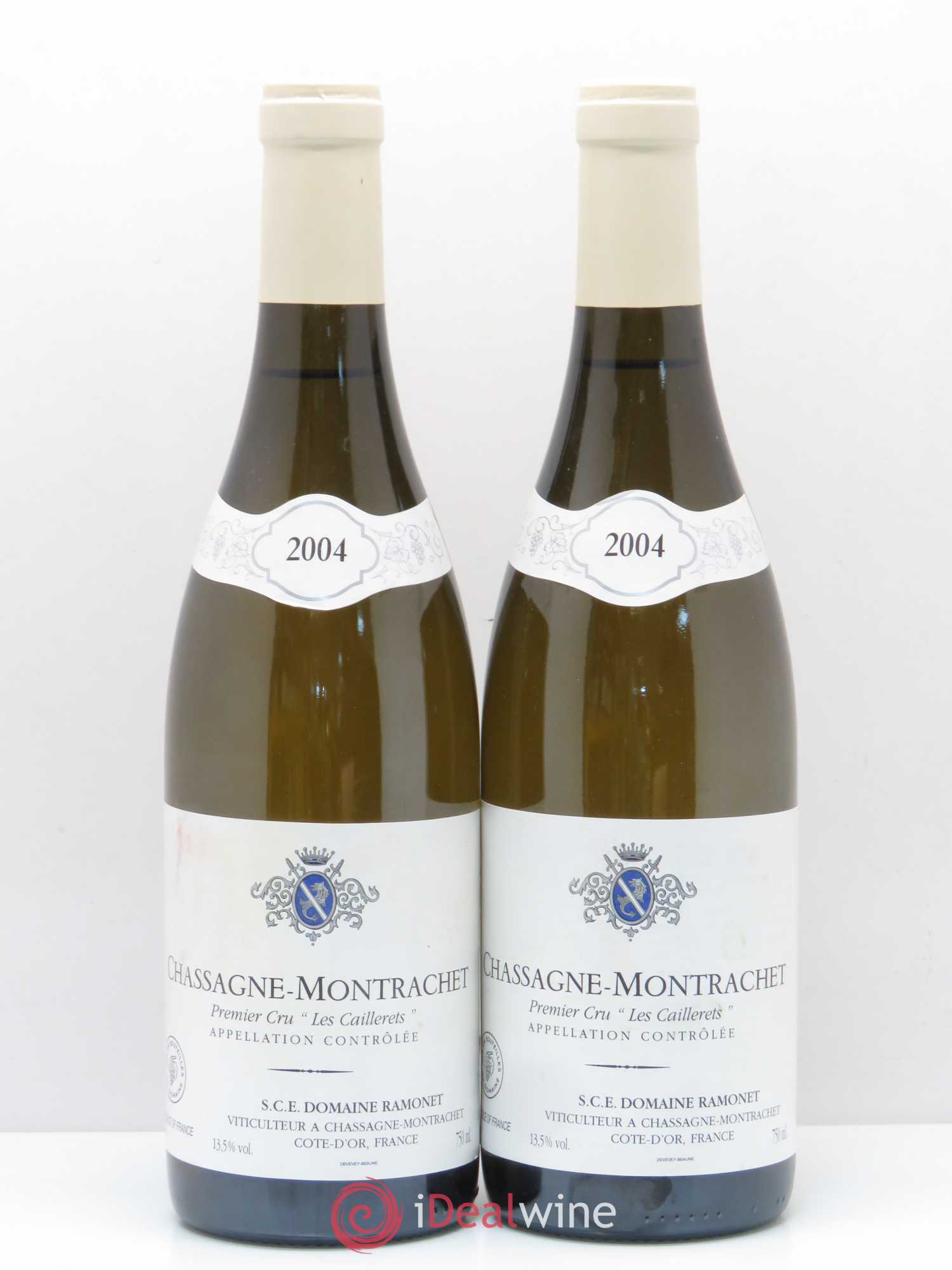 Chassagne-Montrachet 1er Cru Les Caillerets Ramonet (Domaine) 2004 - Lot de 2 bouteilles - 0