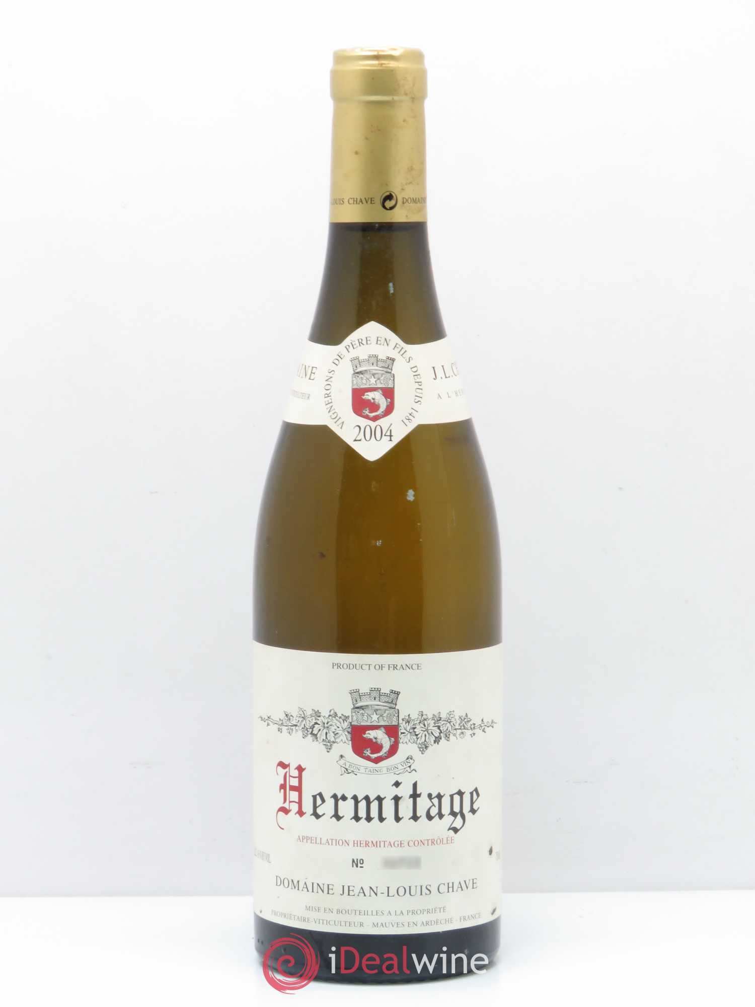 Hermitage Jean-Louis Chave 2004 - Lot de 1 bouteille - 0