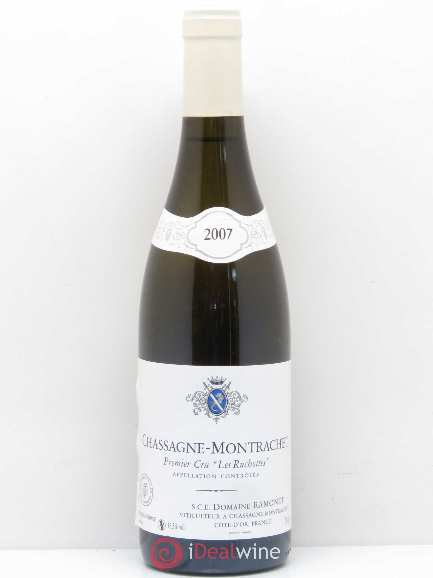Chassagne-Montrachet 1er Cru Les Ruchottes Ramonet (Domaine) 2007 - Lot de 1 bouteille - 0