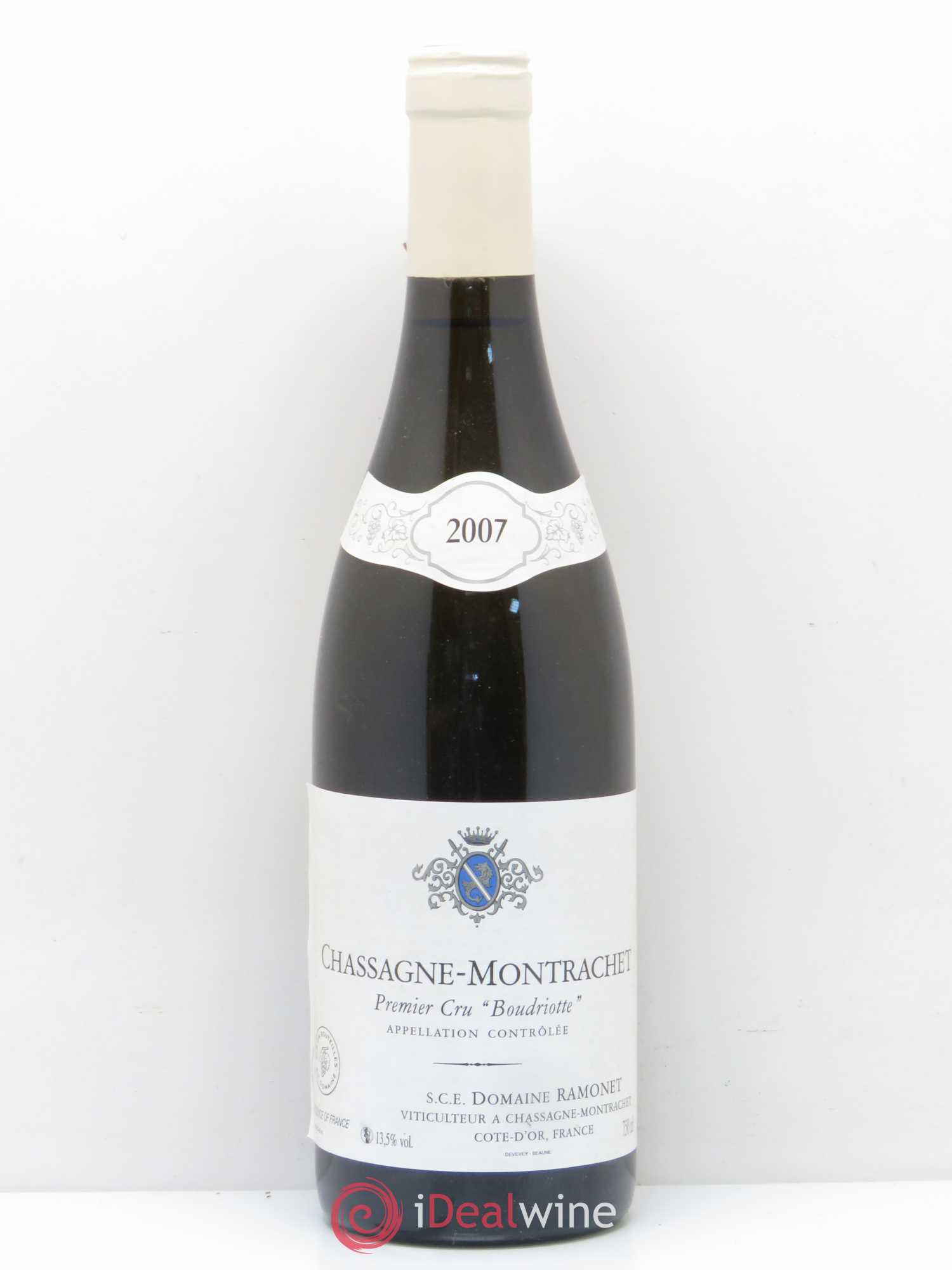 Chassagne-Montrachet 1er Cru Boudriotte Ramonet (Domaine) 2007 - Lot de 1 bouteille - 0