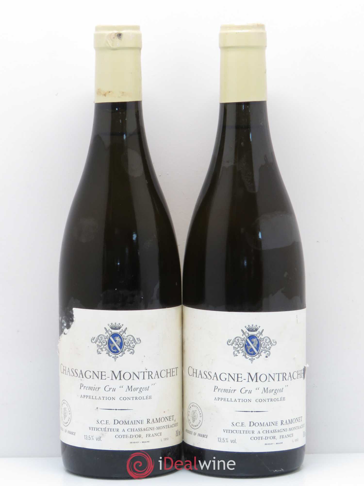 Chassagne-Montrachet 1er Cru Morgeot Ramonet (Domaine) 1999 - Lot de 2 bouteilles - 0
