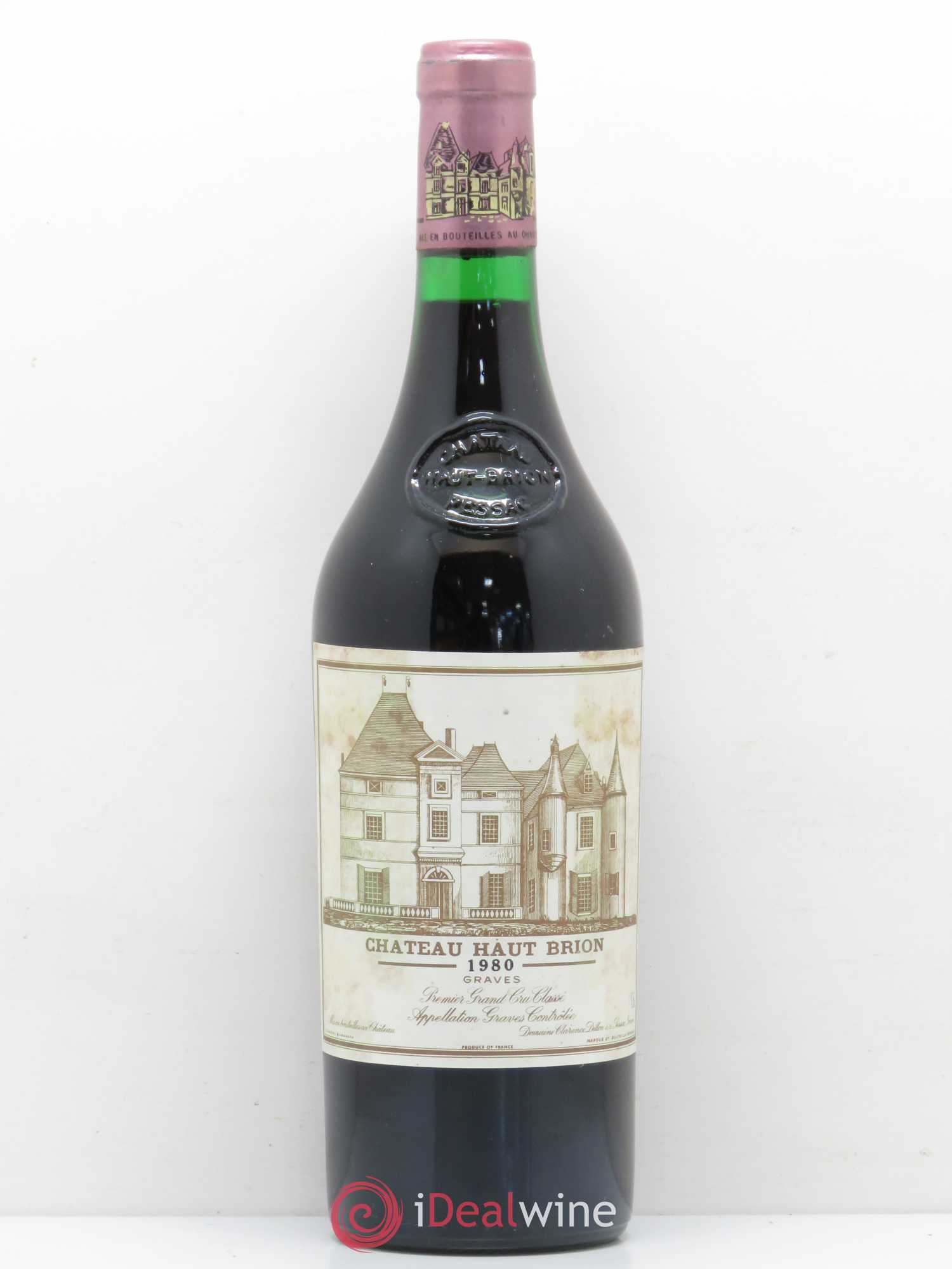 Château Haut Brion 1er Grand Cru Classé 1980 - Lot de 1 bouteille - 0