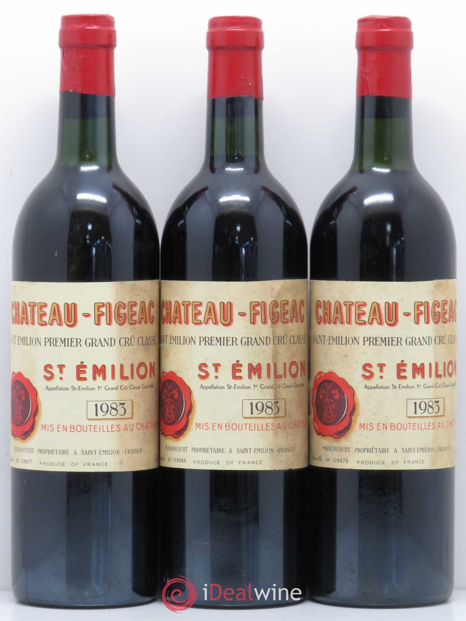 Château Figeac 1er Grand Cru Classé A 1983 - Lot de 6 bouteilles - 1
