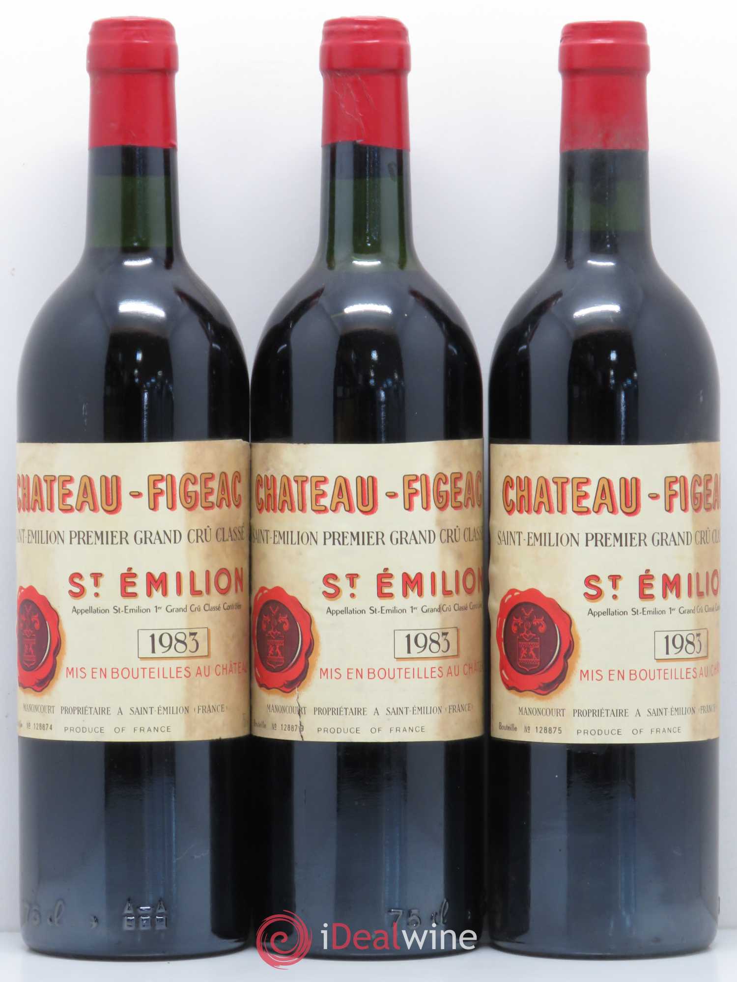 Château Figeac 1er Grand Cru Classé A 1983 - Lot de 6 bouteilles - 2