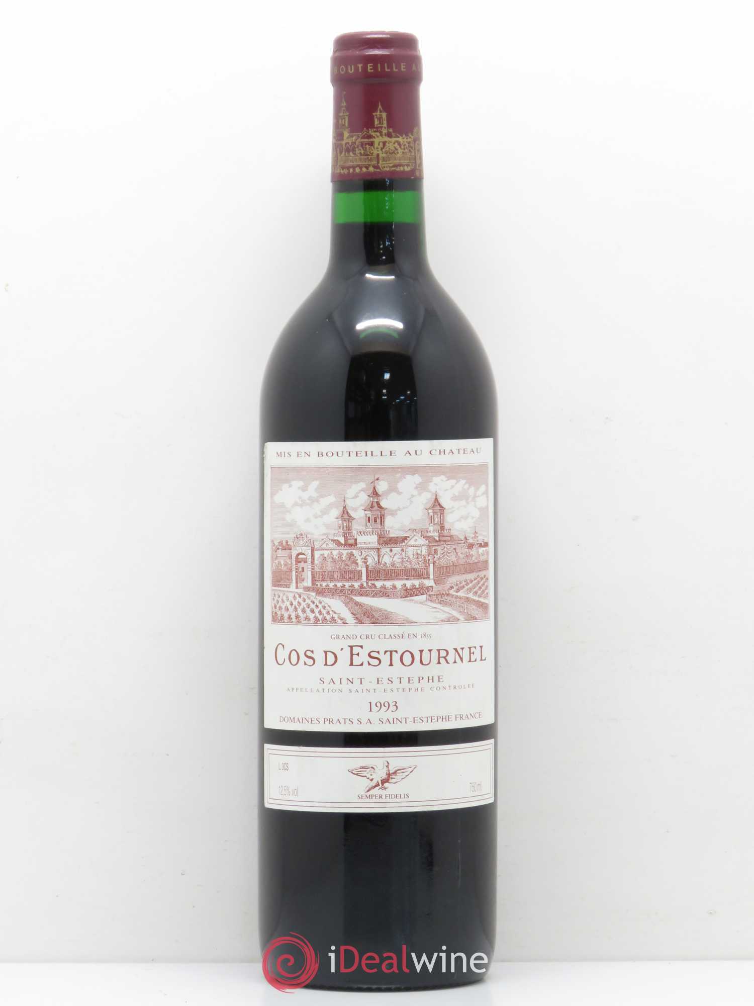 Cos d'Estournel 2ème Grand Cru Classé 1993 - Lot de 1 bouteille - 0