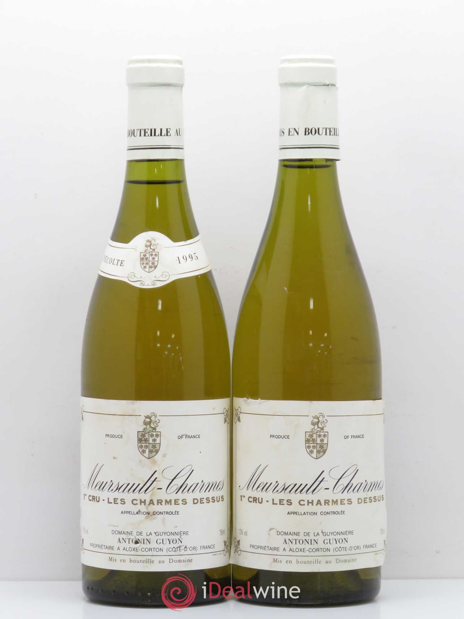 Meursault 1er Cru Les Charmes Antonin Guyon 1995 - Posten von 2 Flaschen - 0