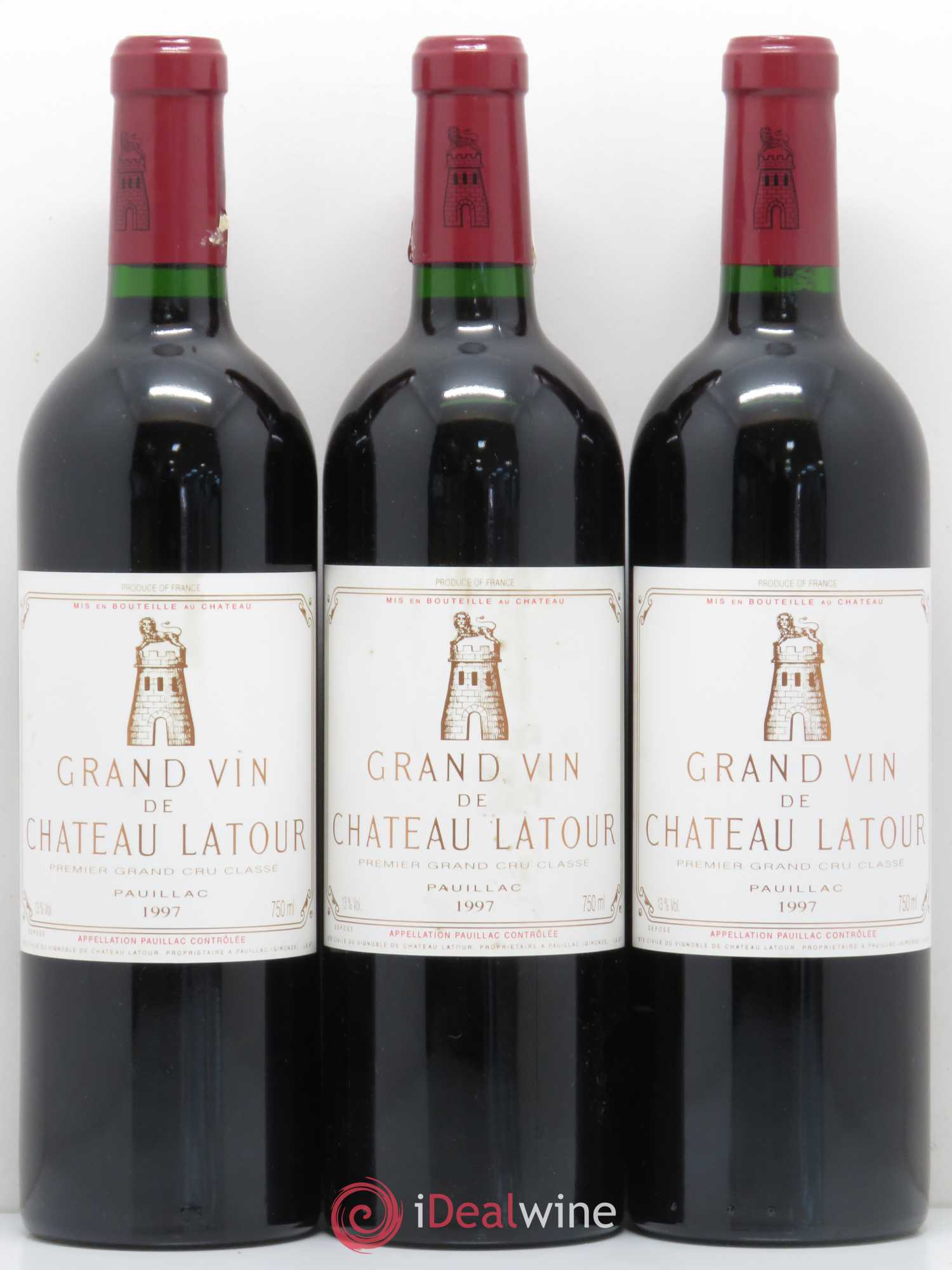 Château Latour 1er Grand Cru Classé 1997 - Lot de 6 bouteilles - 1