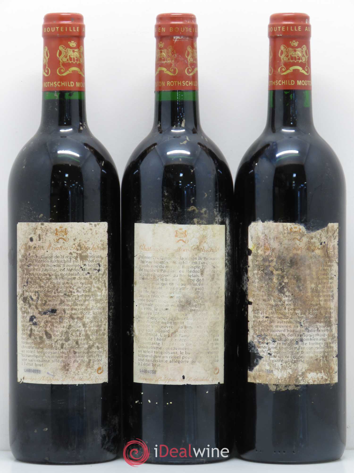 Château Mouton Rothschild 1er Grand Cru Classé 1998 - Lot de 12 bouteilles - 2