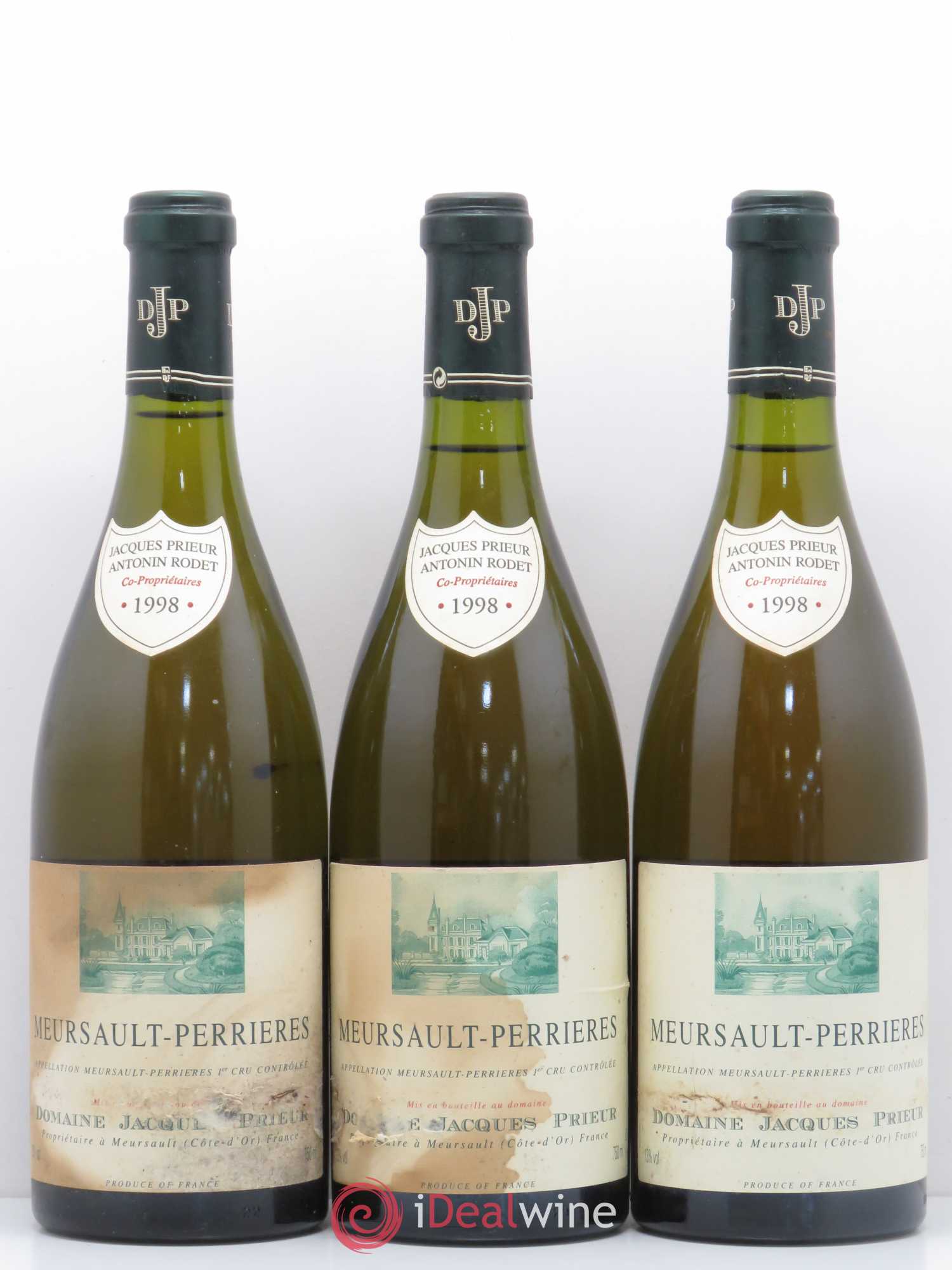 Meursault 1er Cru Perrières Jacques Prieur (Domaine) 1998 - Lot de 6 bouteilles - 1
