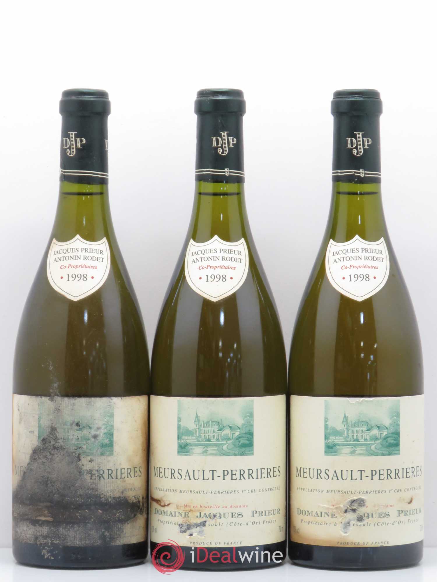 Meursault 1er Cru Perrières Jacques Prieur (Domaine) 1998 - Lot de 6 bouteilles - 2