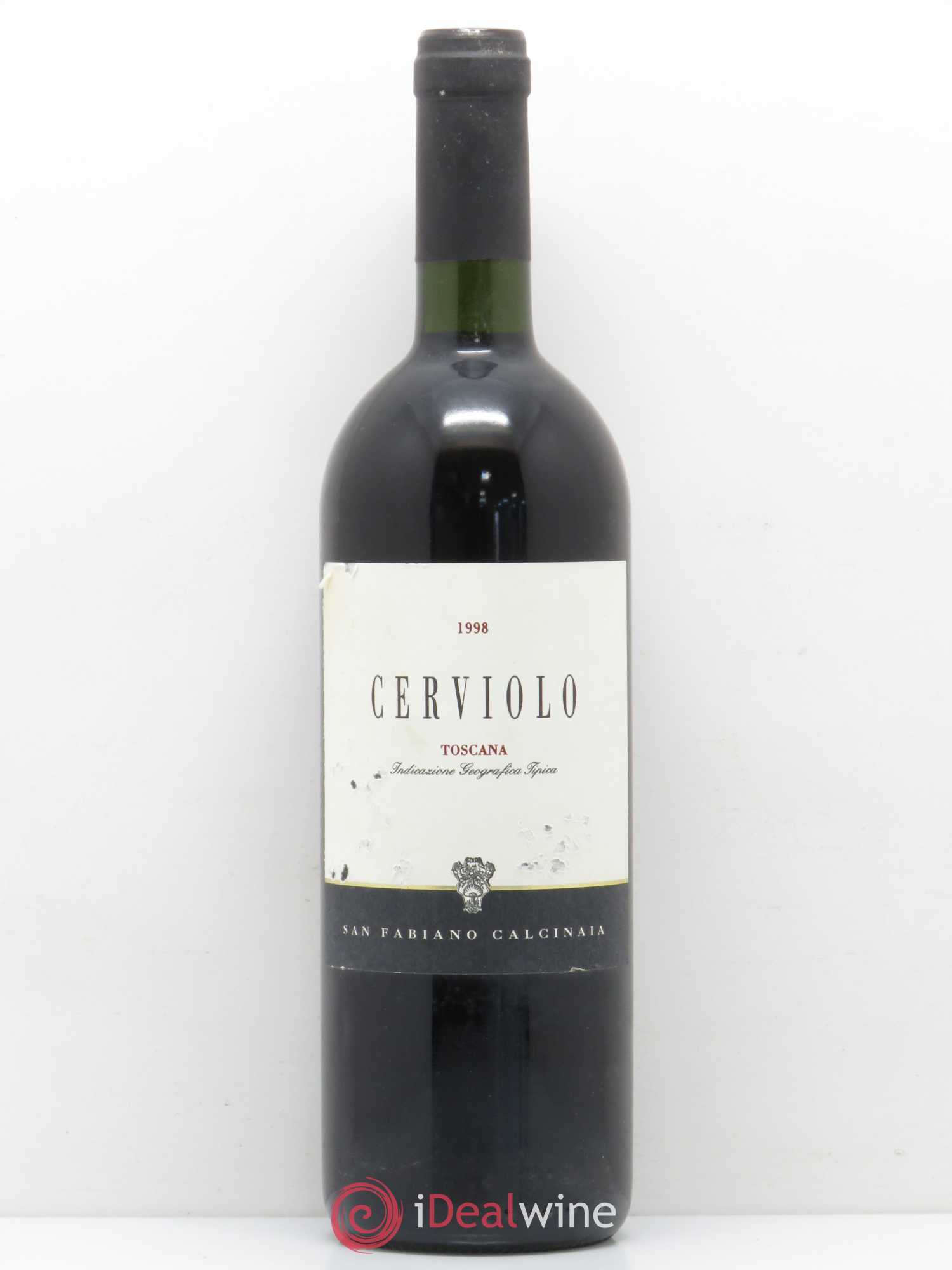 Toscana IGT Cerviolo Fabiano Calcinaia (sans prix de réserve) 1998 - Posten von 1 Flasche - 0
