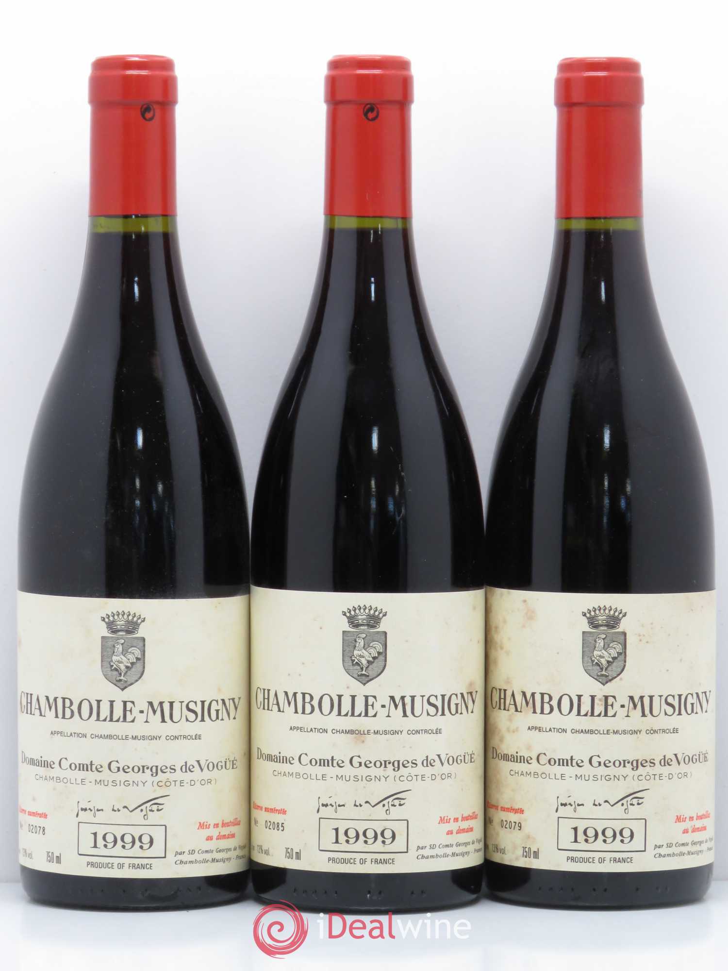 Chambolle-Musigny Comte Georges de Vogüé 1999 - Lot de 12 bouteilles - 2