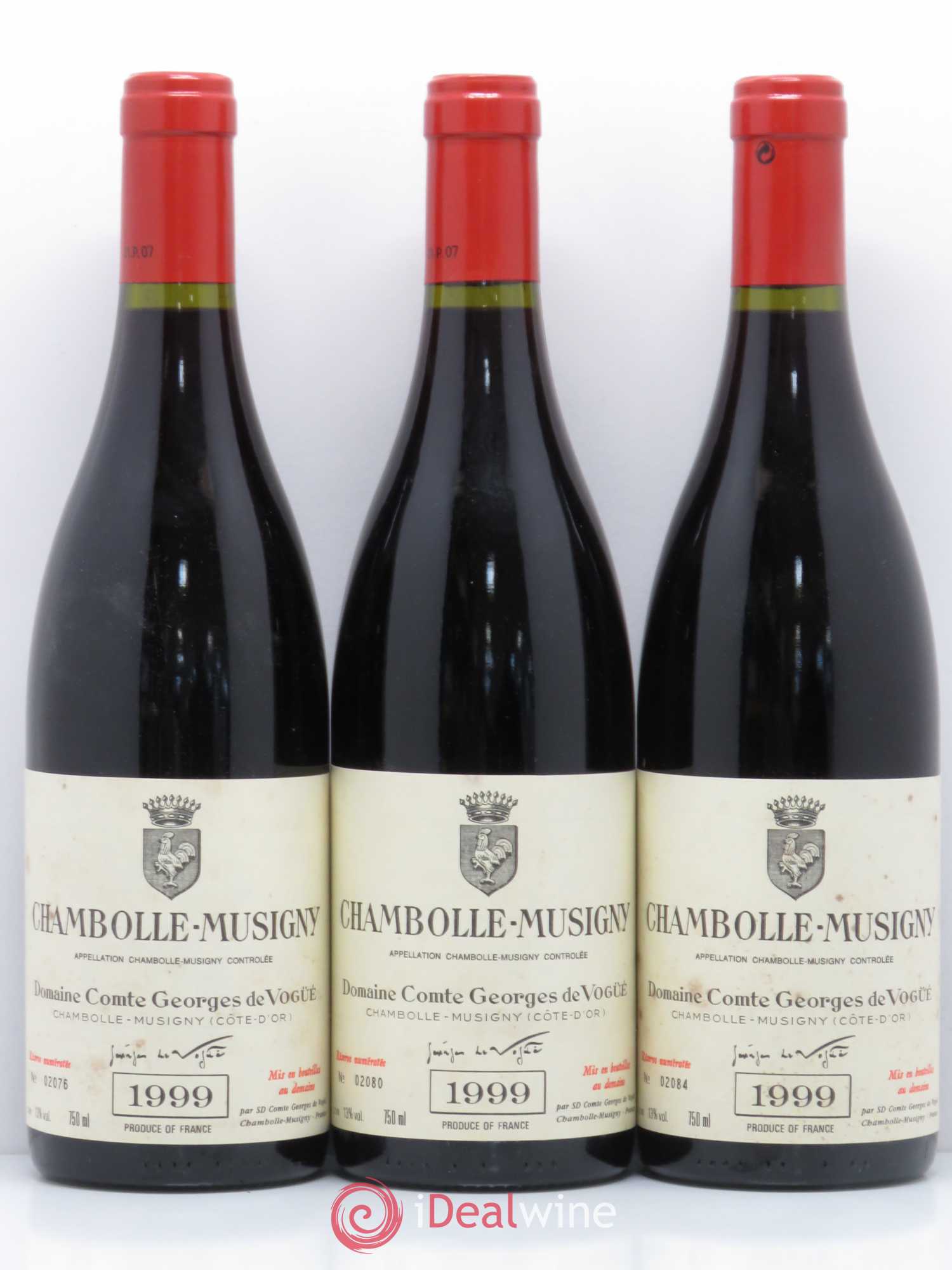 Chambolle-Musigny Comte Georges de Vogüé 1999 - Lot de 12 bouteilles - 3