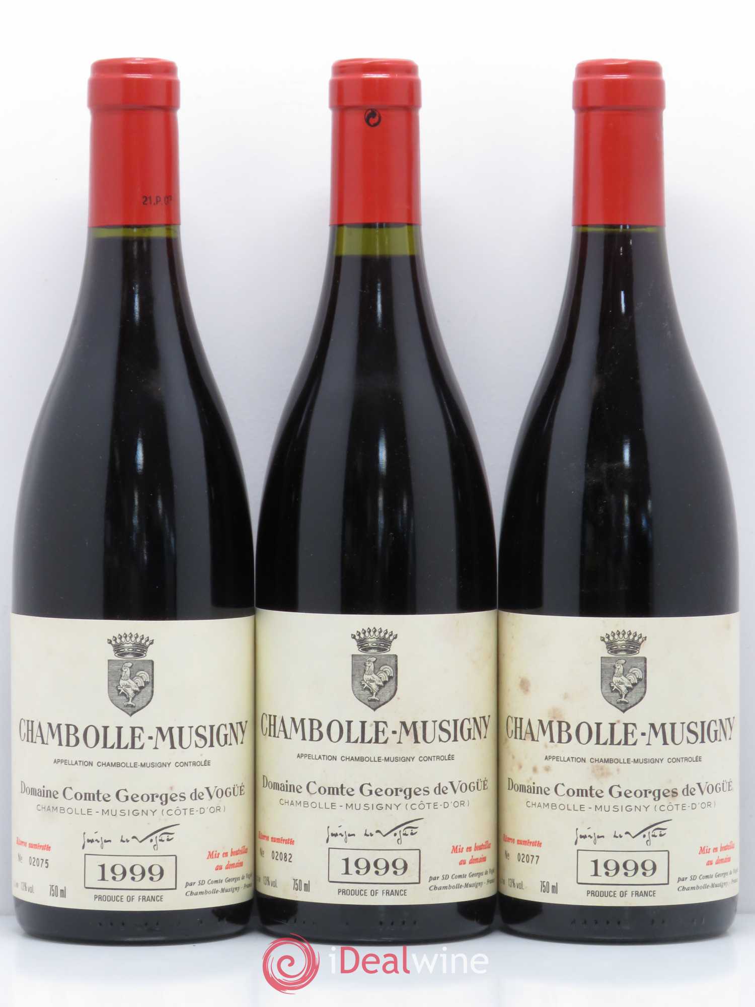 Chambolle-Musigny Comte Georges de Vogüé 1999 - Lot de 12 bouteilles - 4