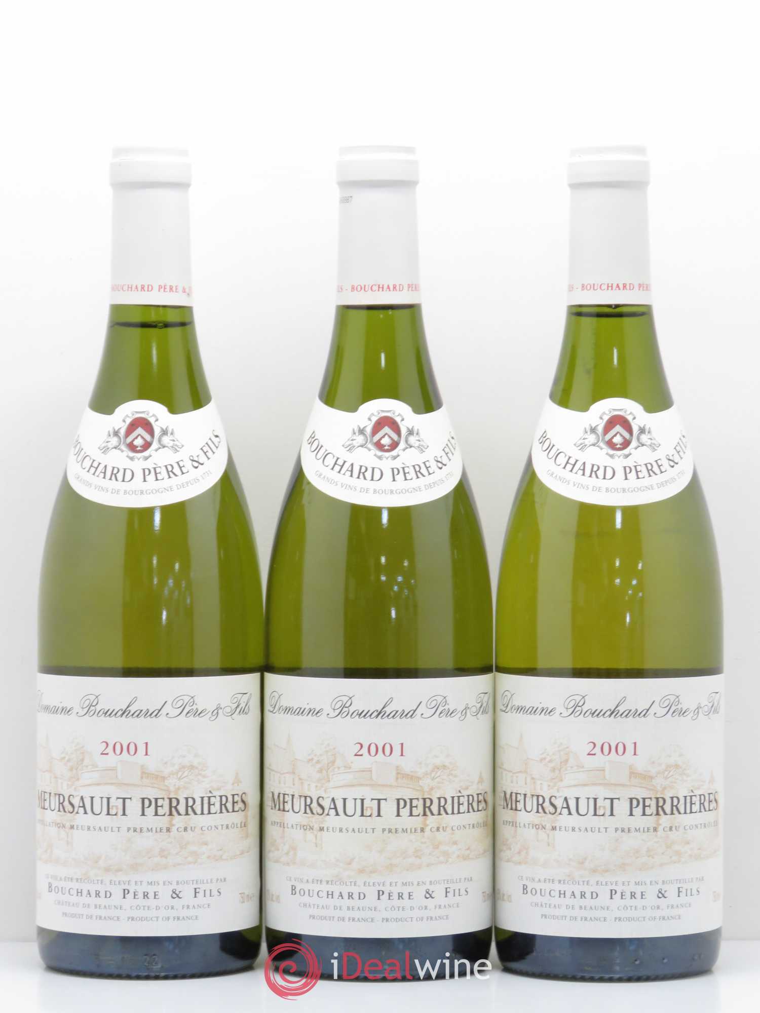 Meursault 1er Cru Perrières Bouchard Père & Fils 2001 - Lot de 6 bouteilles - 1