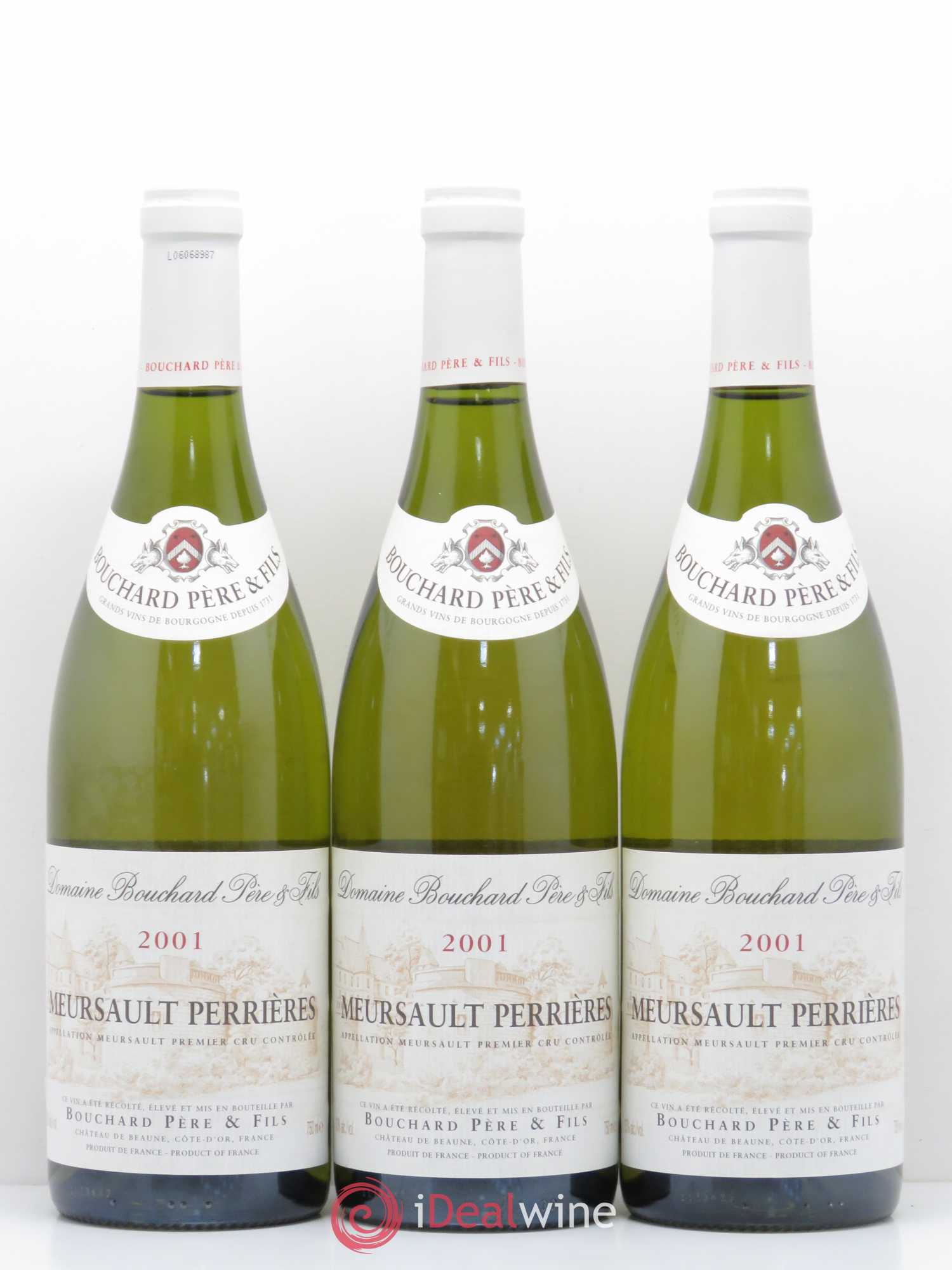 Meursault 1er Cru Perrières Bouchard Père & Fils 2001 - Lot de 6 bouteilles - 2